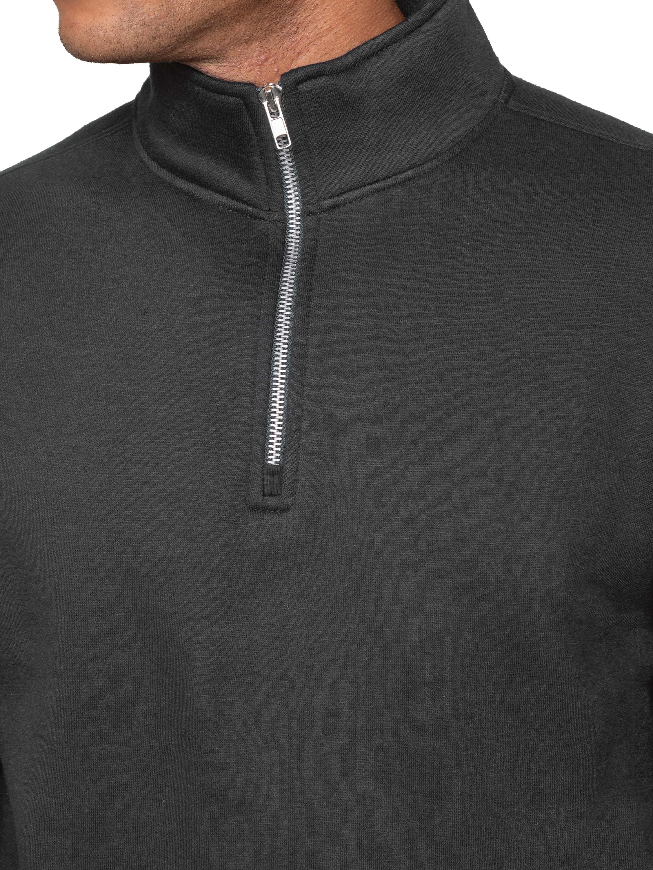 Maximo Half Zip Sweatshirt and Joggers Set - Dark Grey - Image 3
