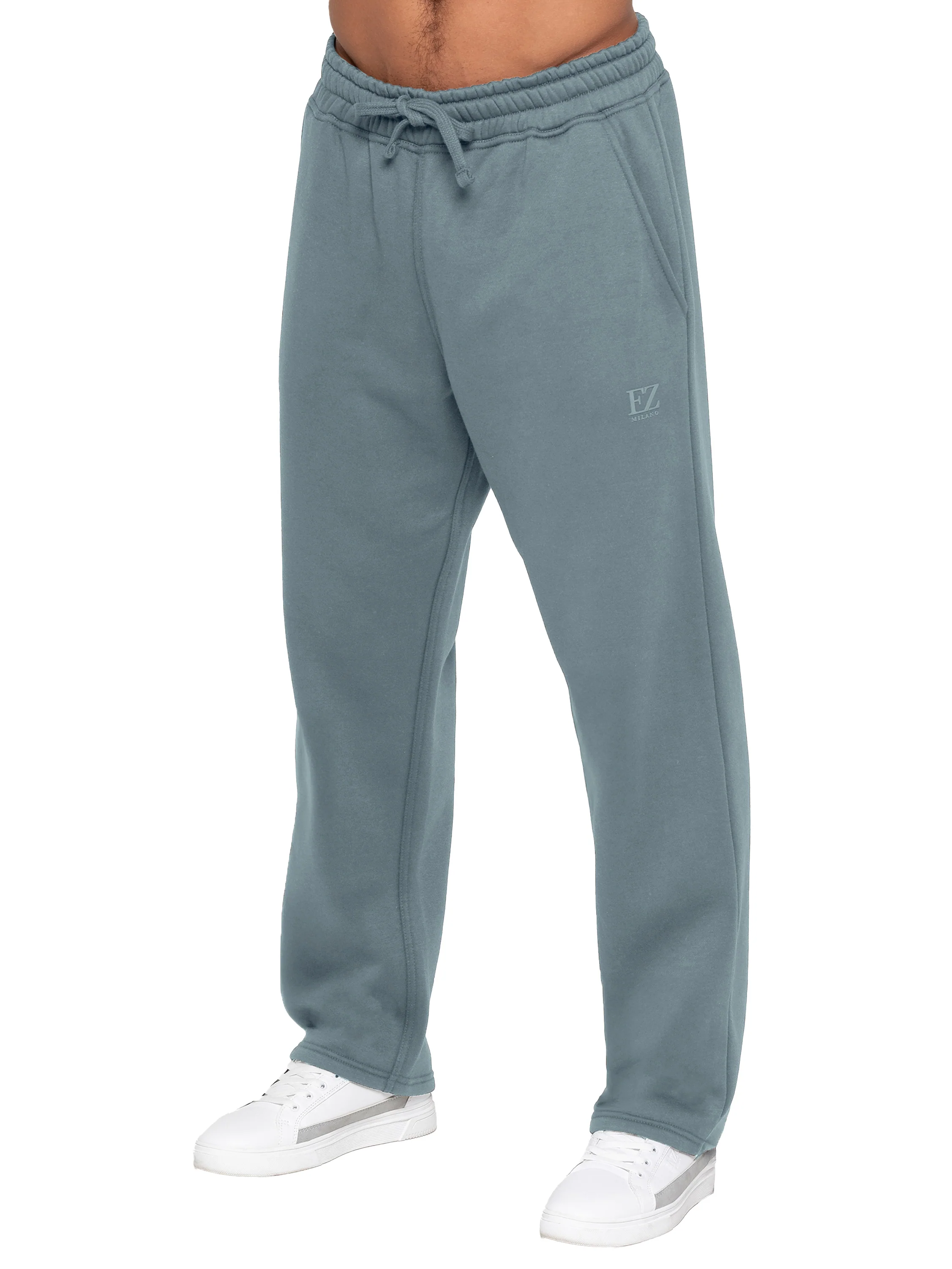 Maximo Straight Leg Joggers - Coastal Blue - Image 3
