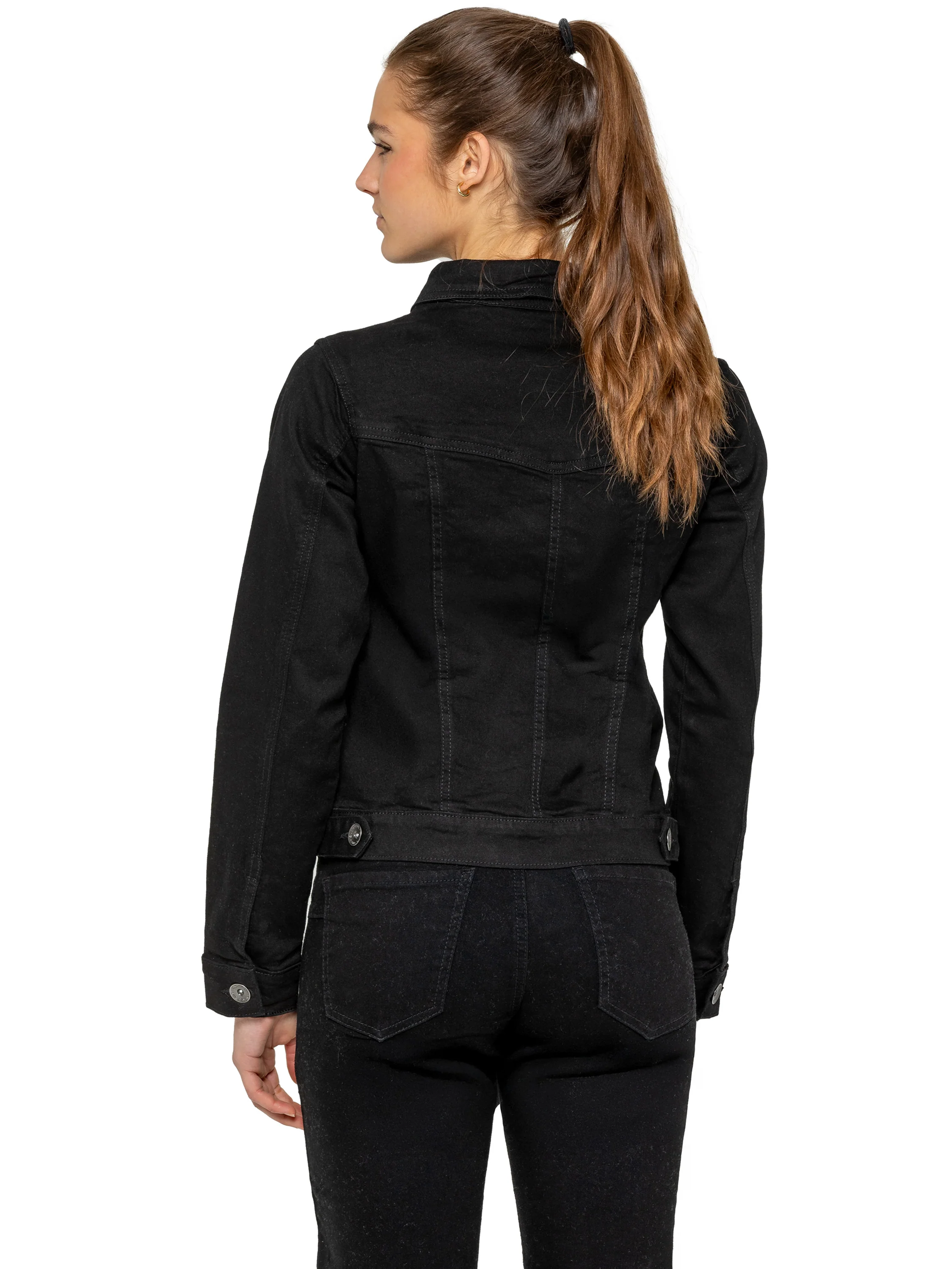 Maya Denim Jacket - Black - Image 3