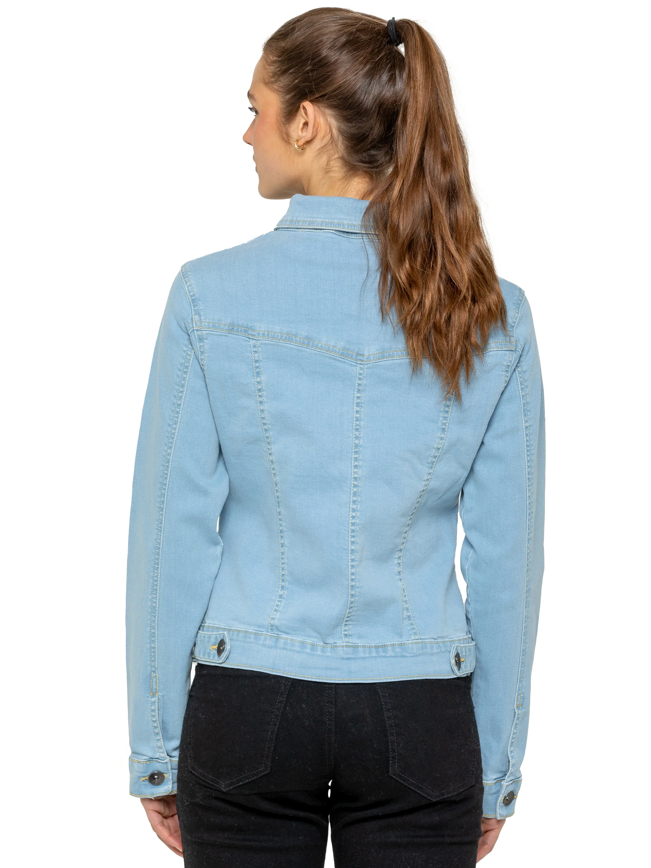 Maya Denim Jacket - Light Blue - Image 4
