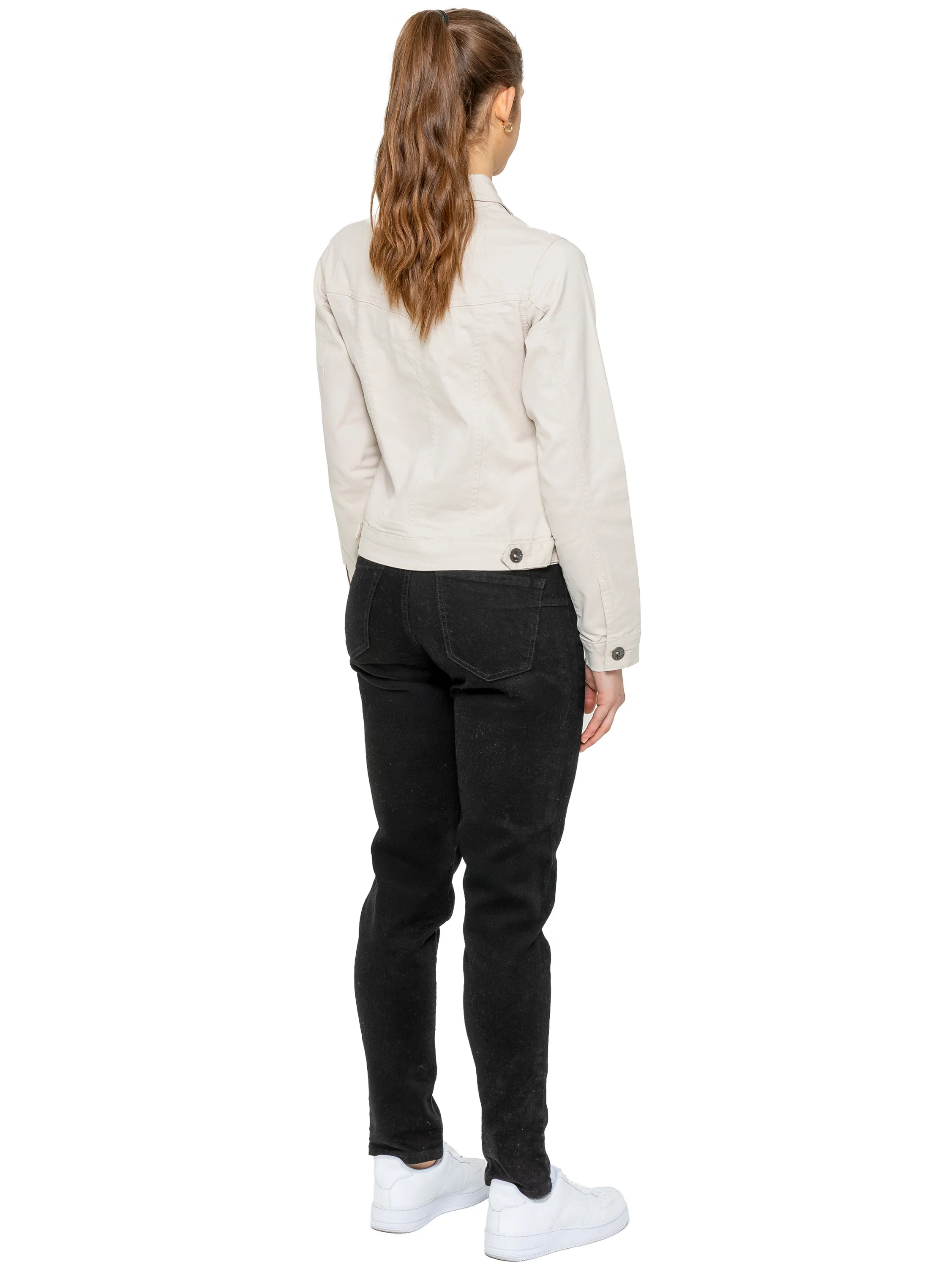 Maya Denim Jacket - Stone - Image 3