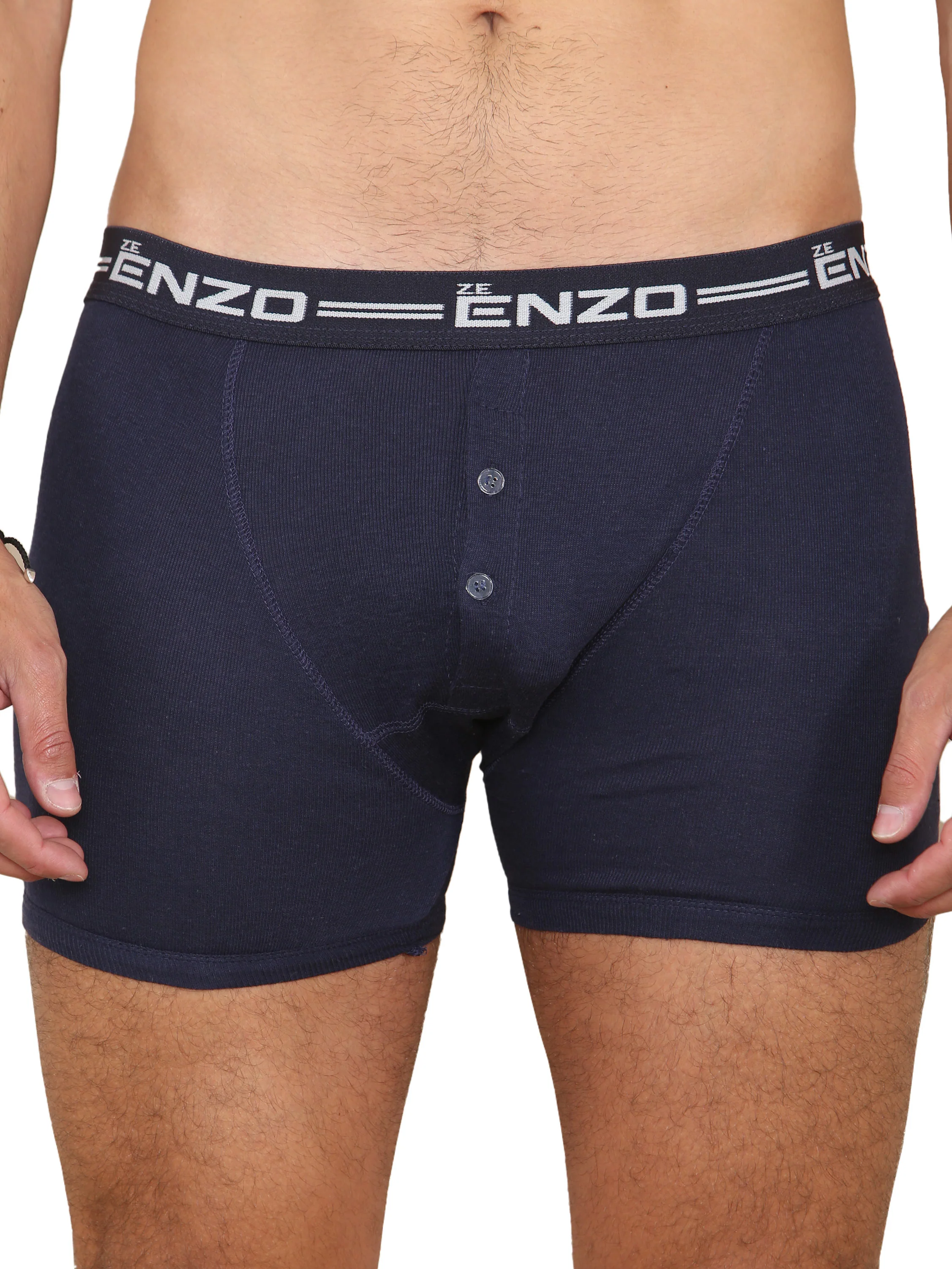 Men's 3 Pack Cotton Boxer Trunks - Image 6