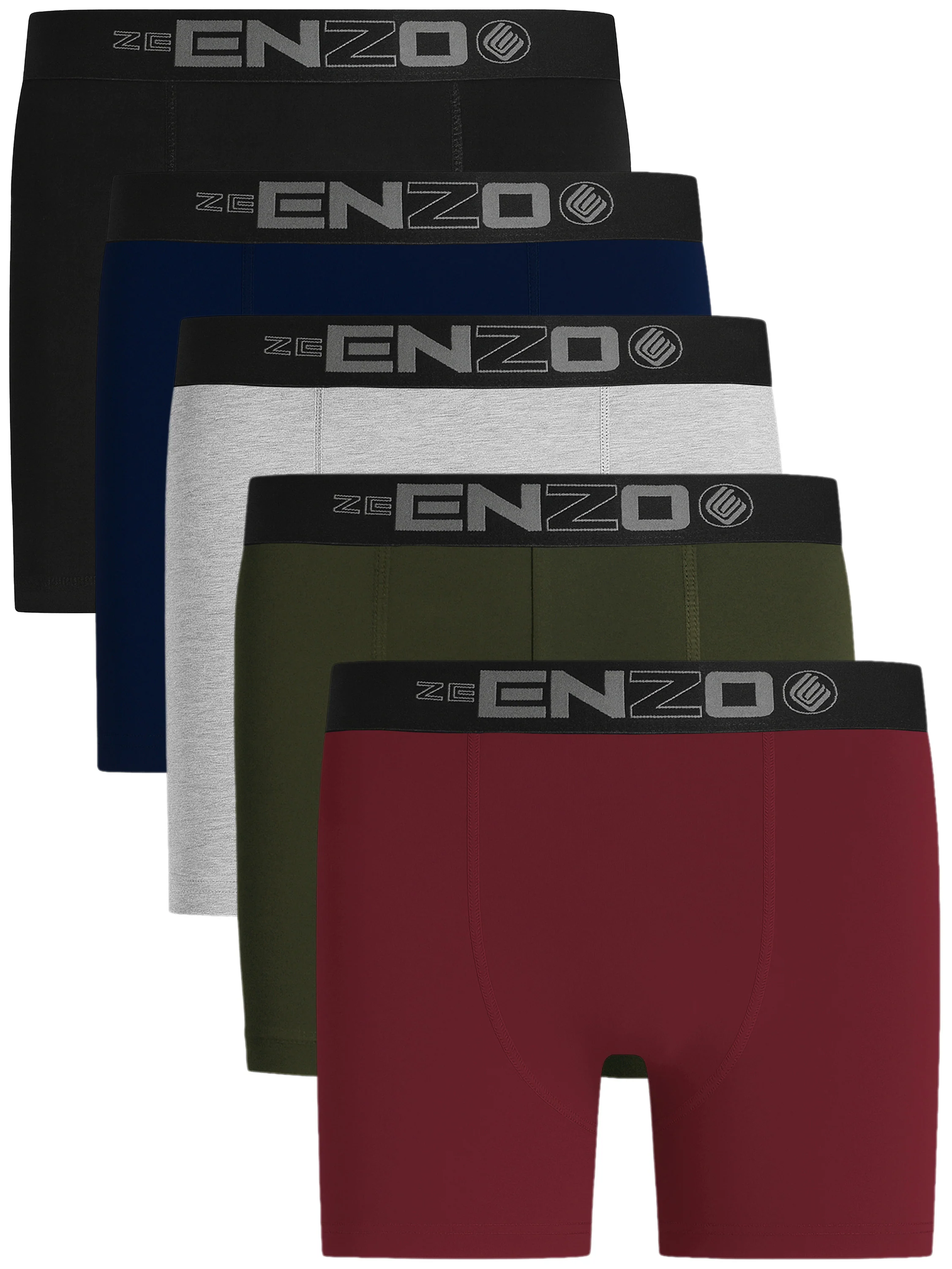 Mens 5 Pack Boxers - Colour Assorted