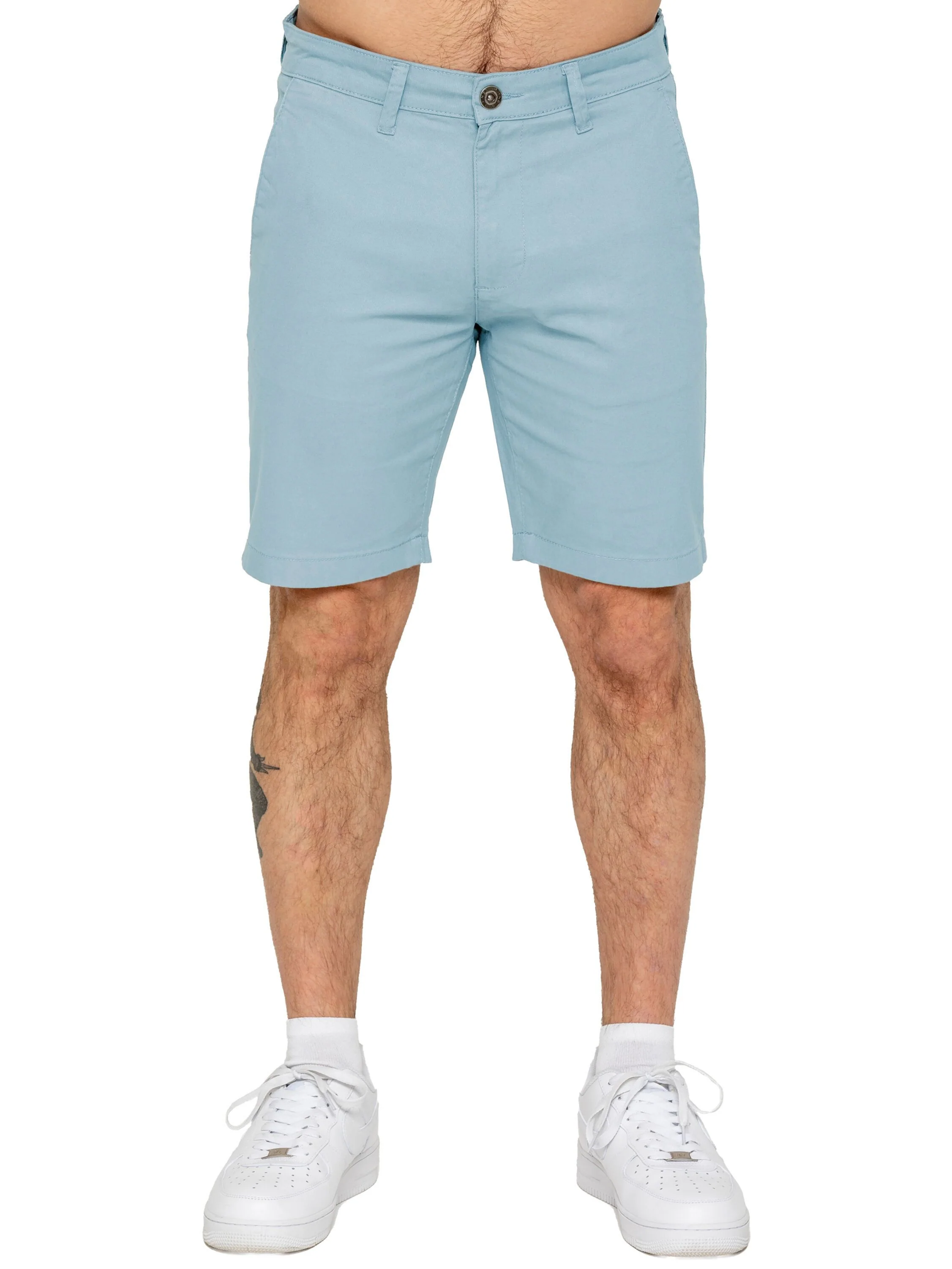 Miles Regular Fit Chino Shorts - Sky Blue - Image 3