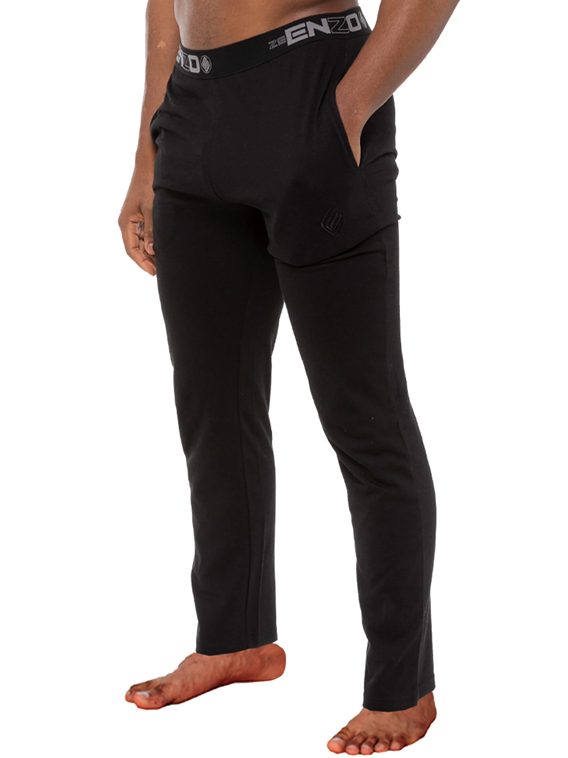 Milo Waistband Lounge Pants - Black