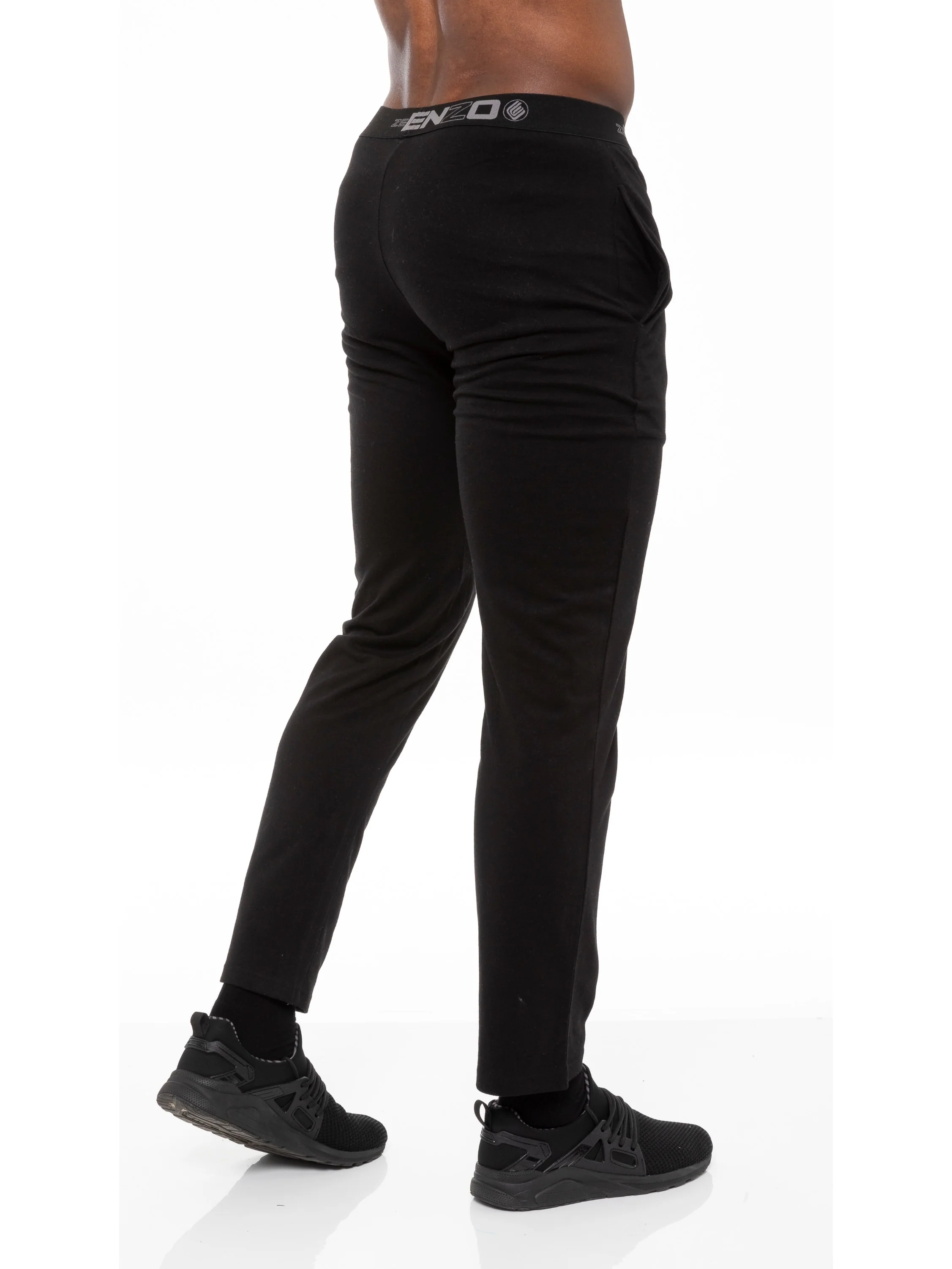 Milo Waistband Lounge Pants - Black - Image 2