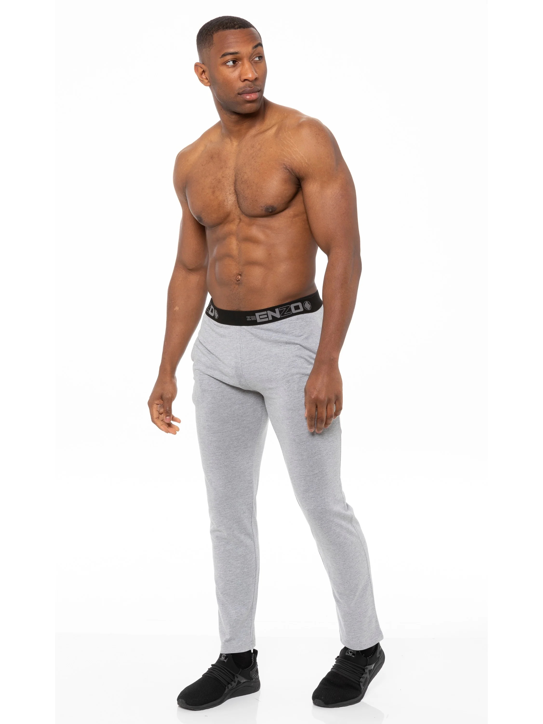 Milo Waistband Lounge Pants - Grey - Image 3