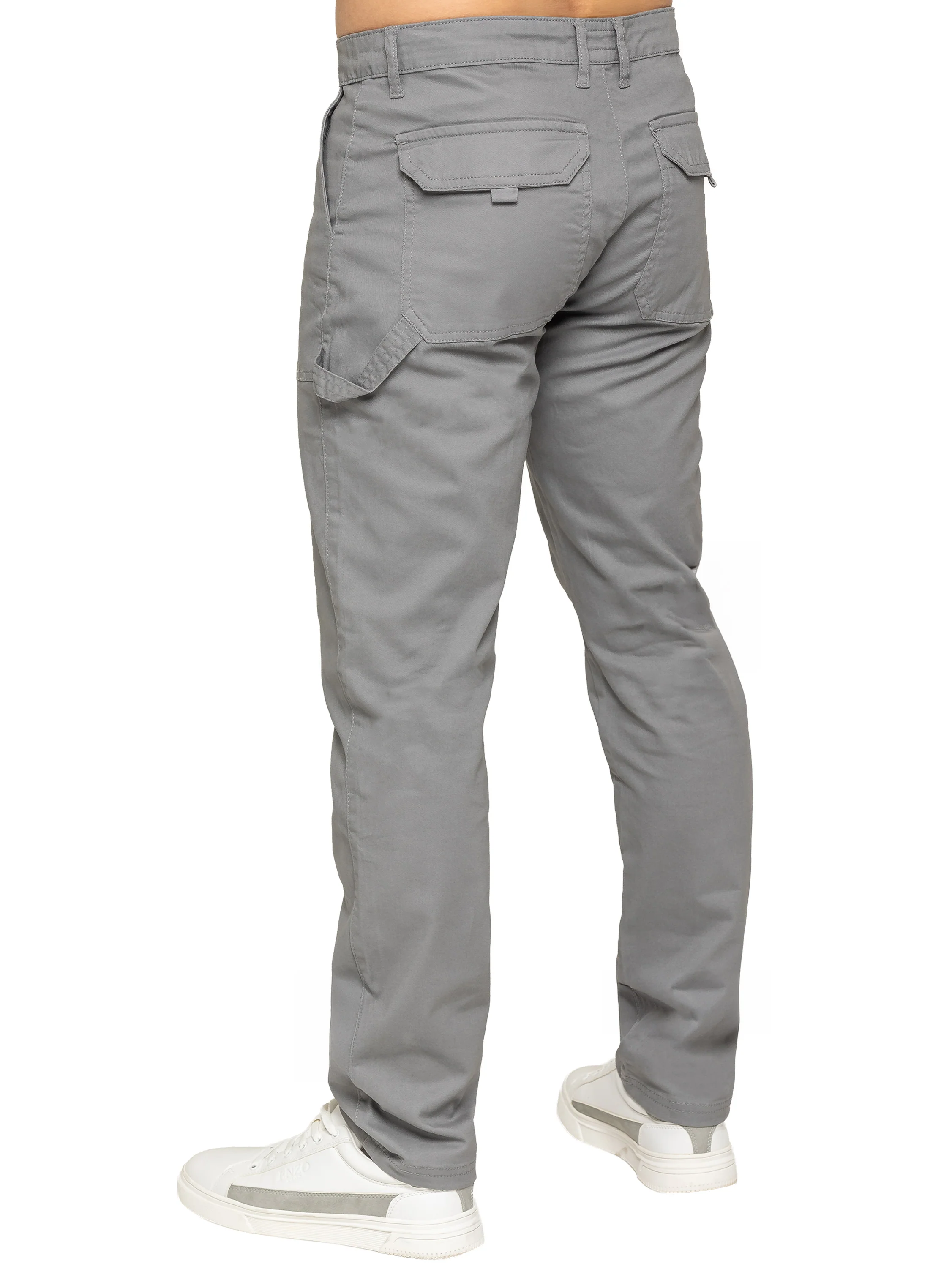 Mirco Carpenter Trousers - Light Grey - Image 3