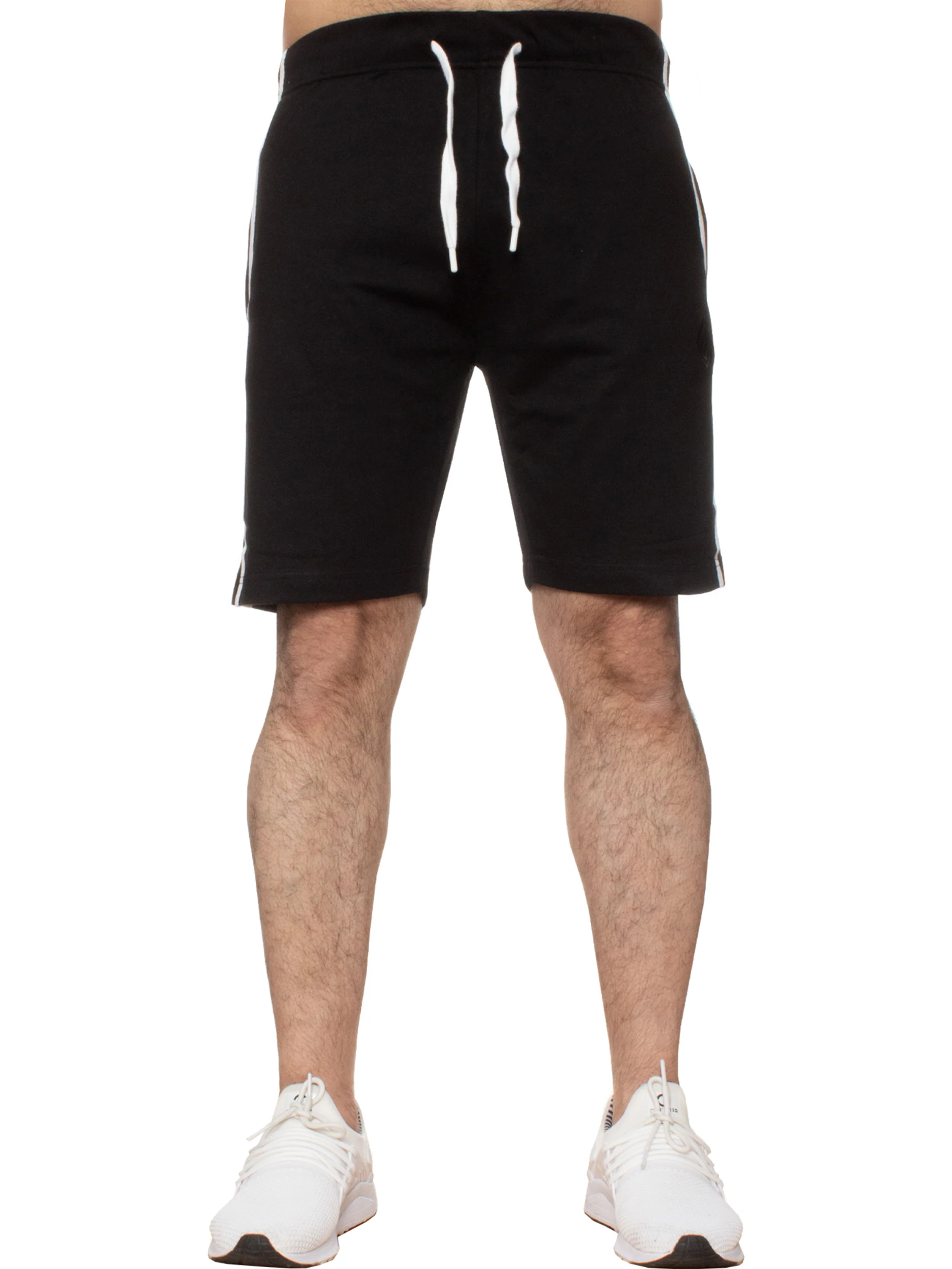 Nico Striped Lounge Shorts - Black - Image 3
