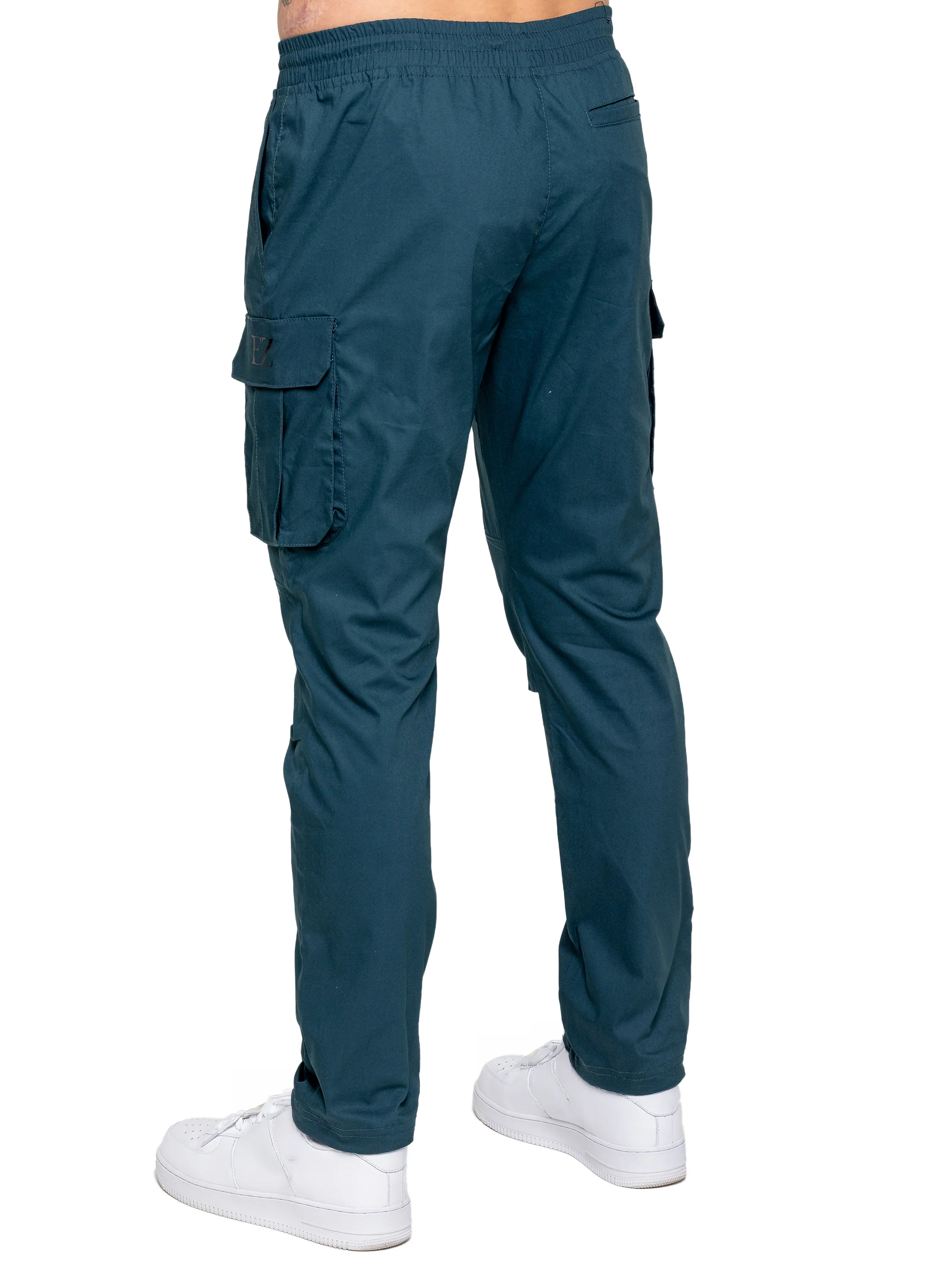 Nicolas Tapered Cargo Pants - Blue Turquoise - Image 2