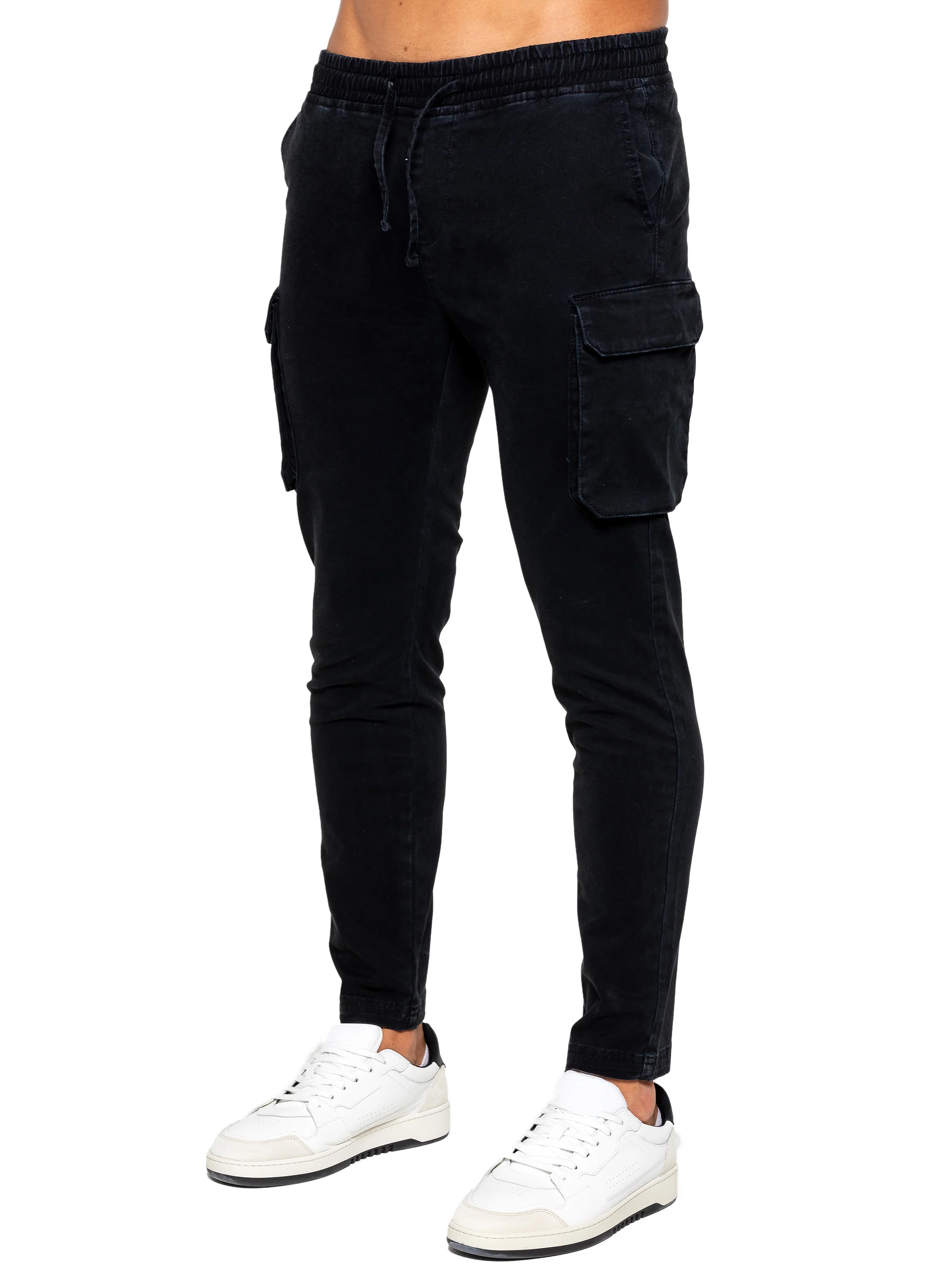 Nova Dye Cargo Jacket and Pants Set - Black - Image 5