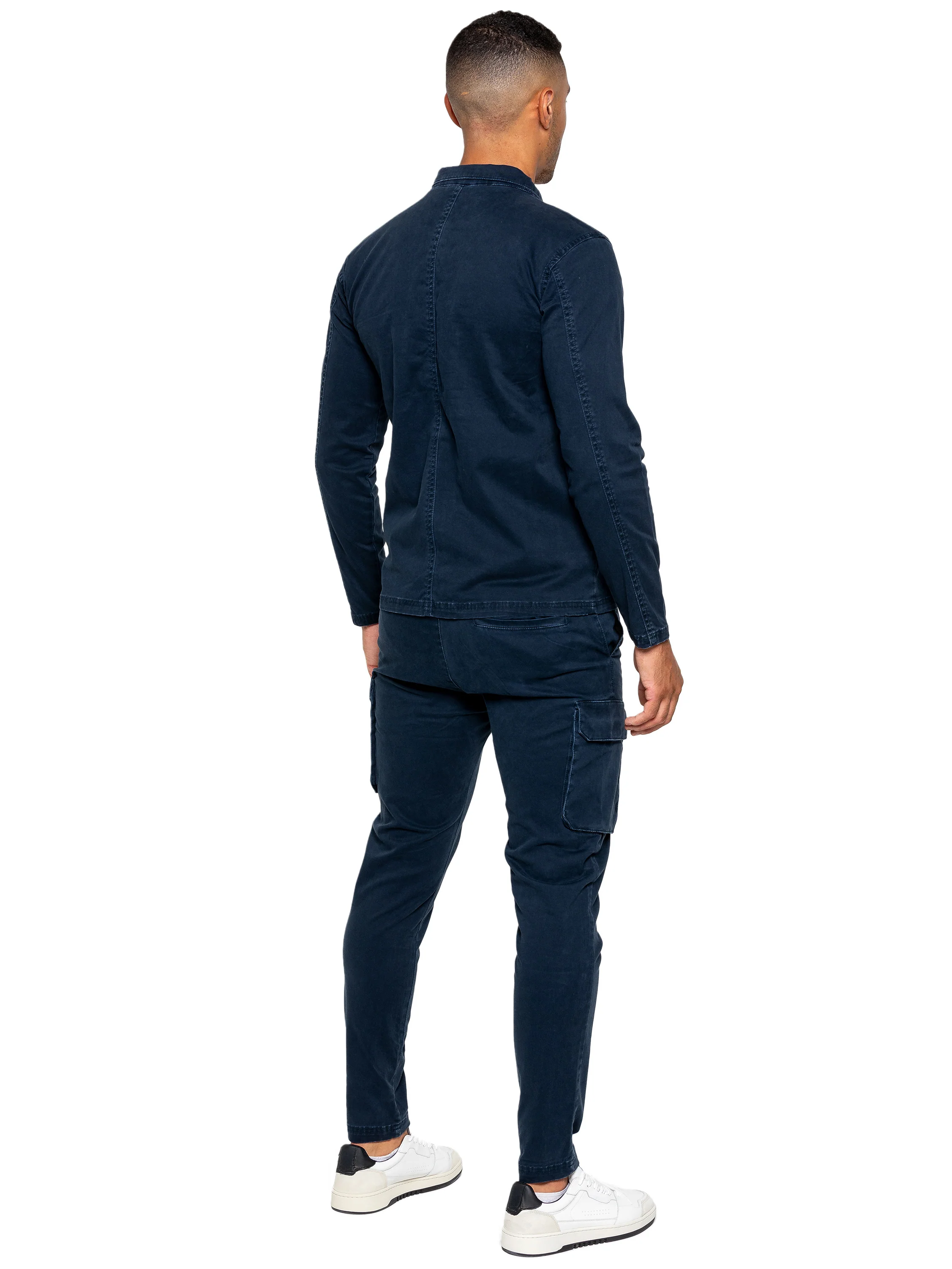 Nova Dye Cargo Jacket and Pants Set - Navy - Image 4