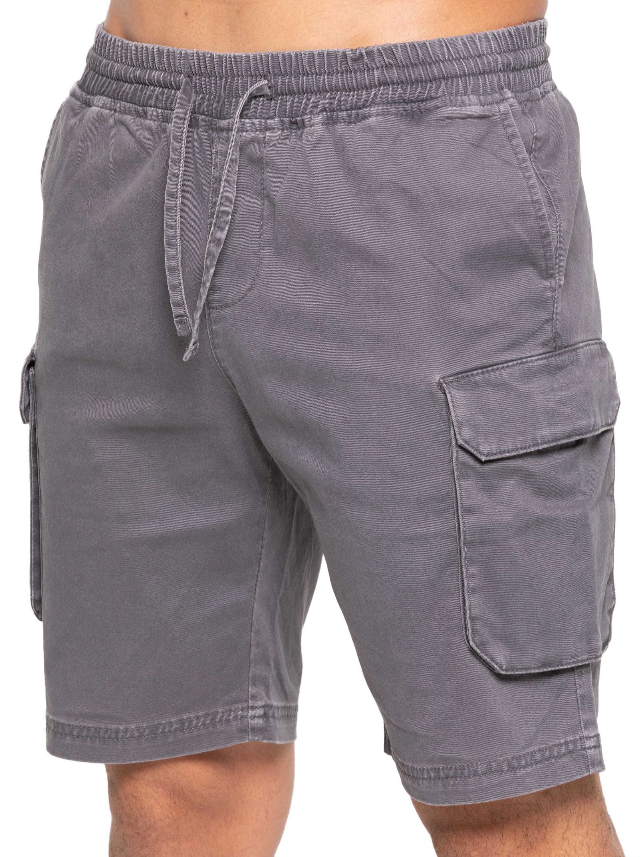 Nova Dye Cargo Jacket and Shorts Set - Grey - Image 5