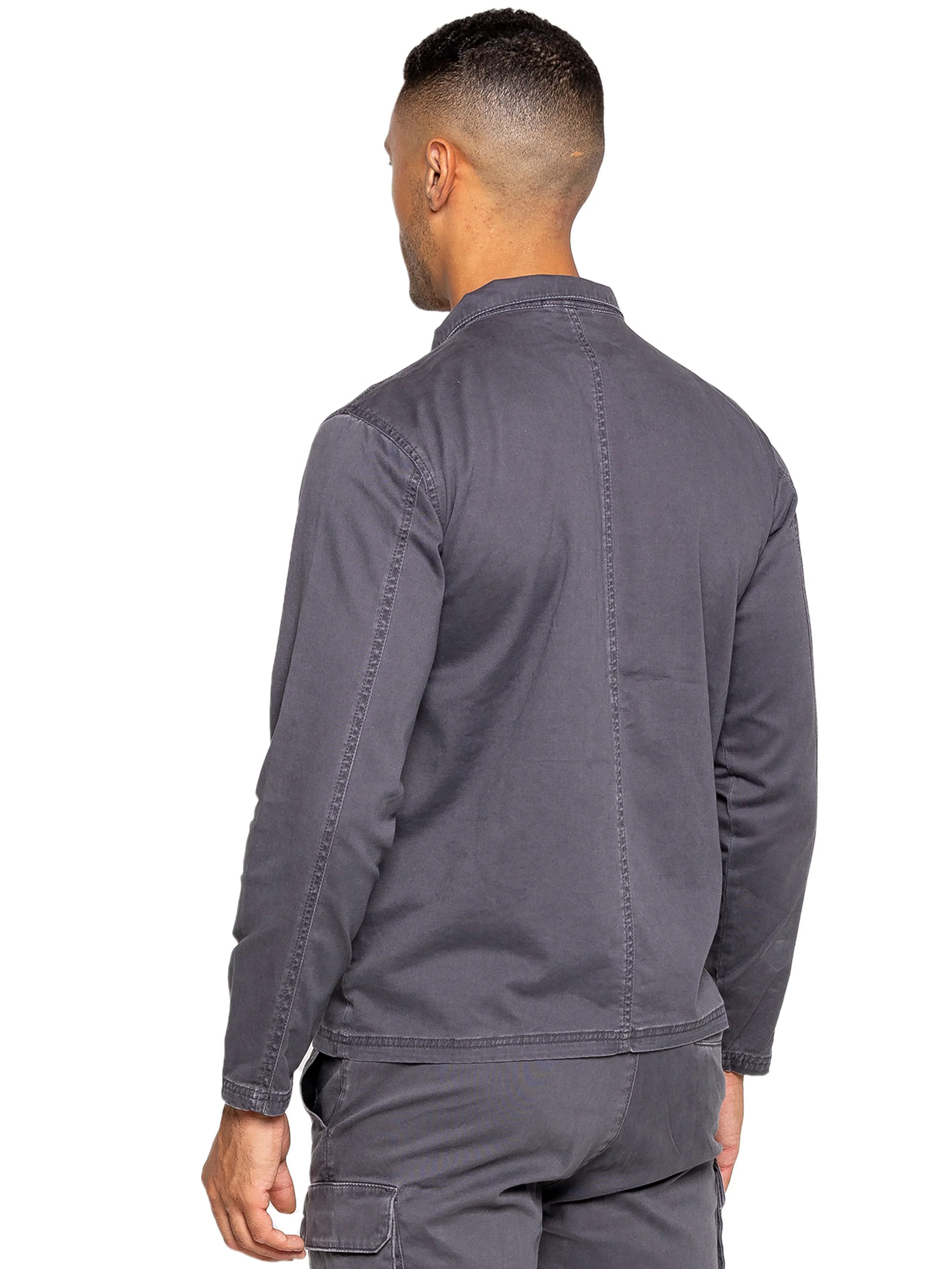 Nova Dye Cargo Jacket - Grey - Image 4