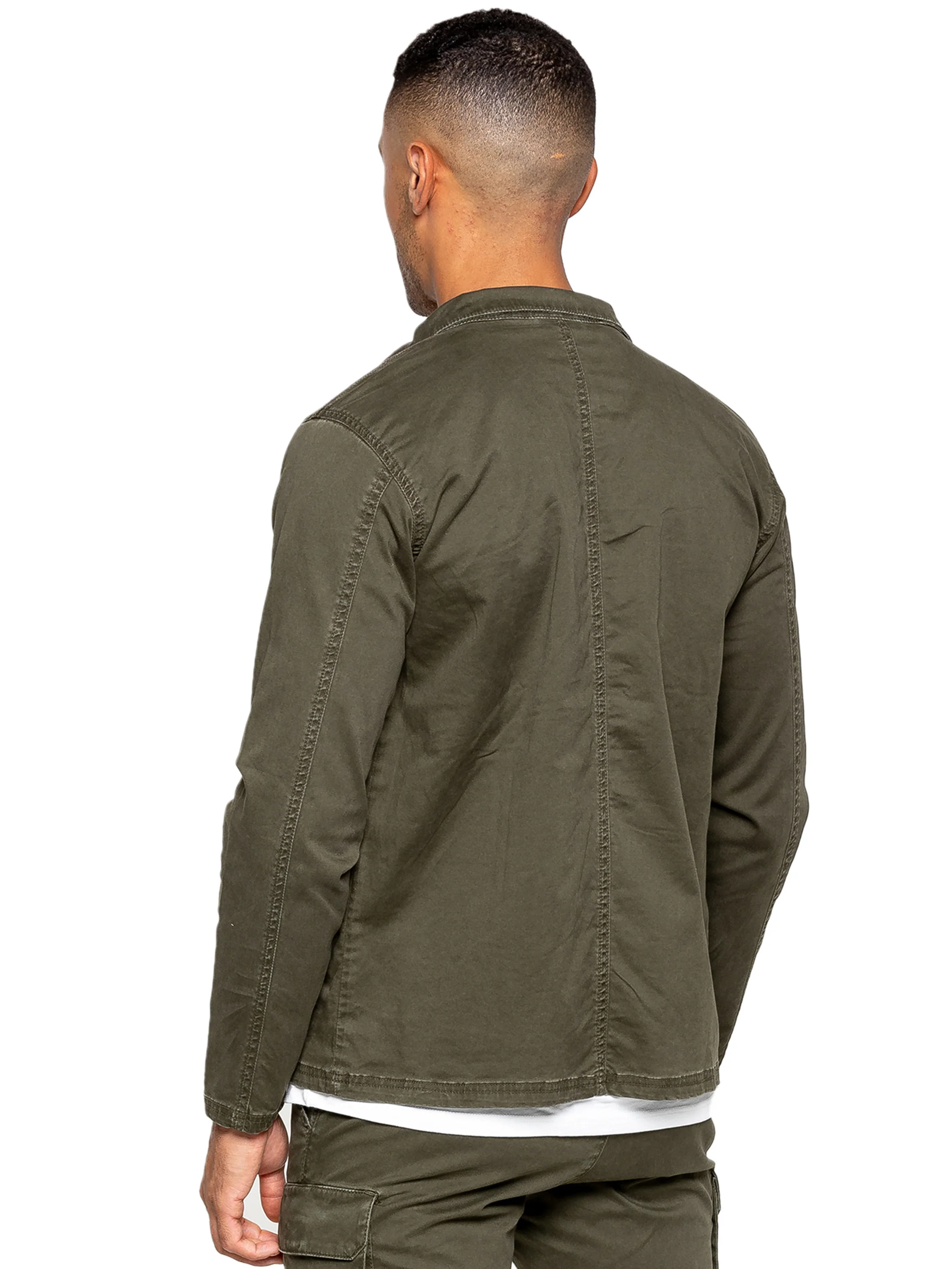 Nova Dye Cargo Jacket - Khaki - Image 3