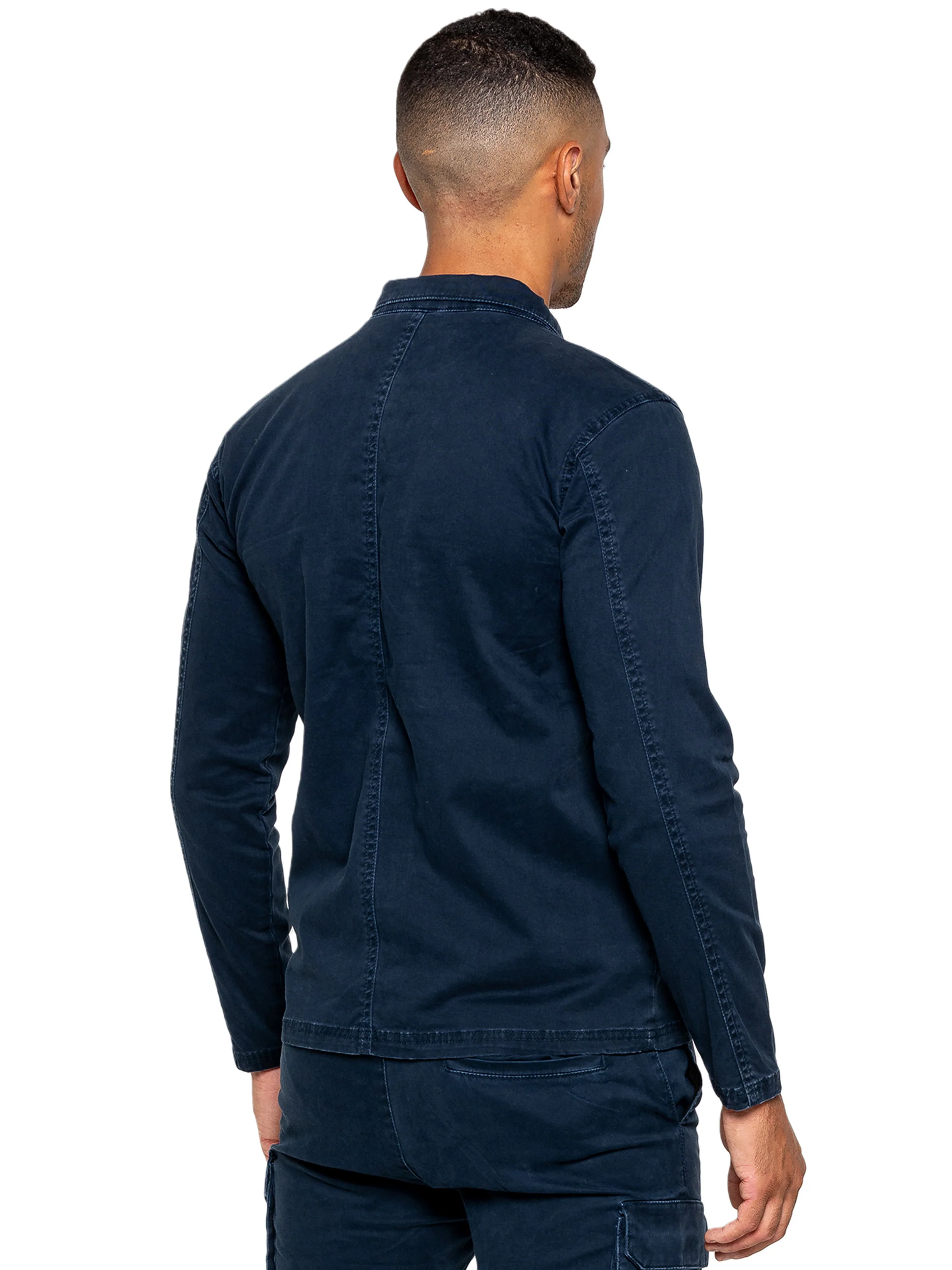 Nova Dye Cargo Jacket - Navy - Image 3