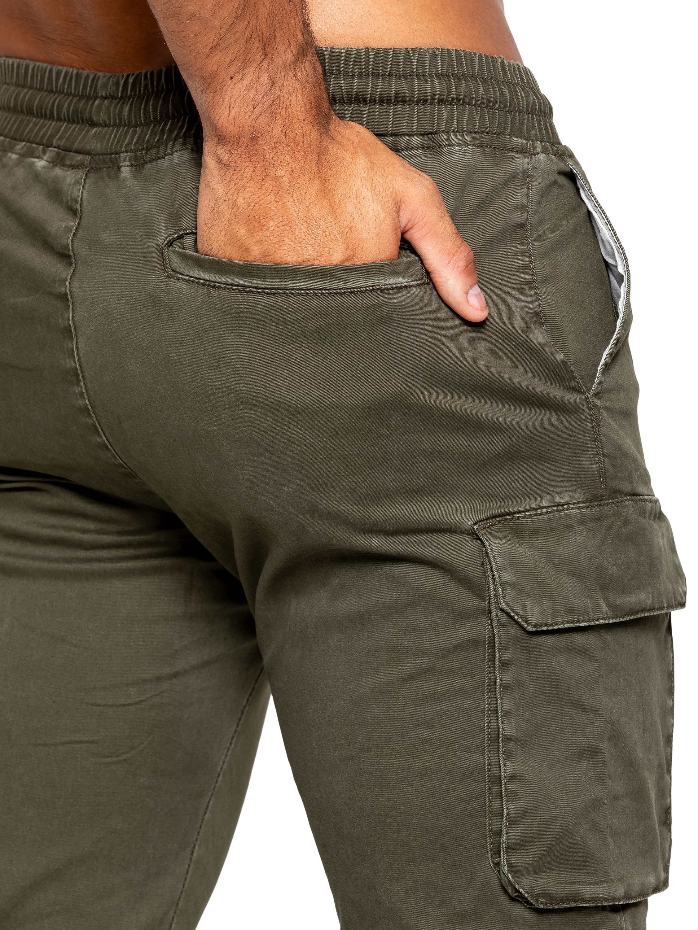 Nova Dye Cargo Pants - Khaki - Image 3