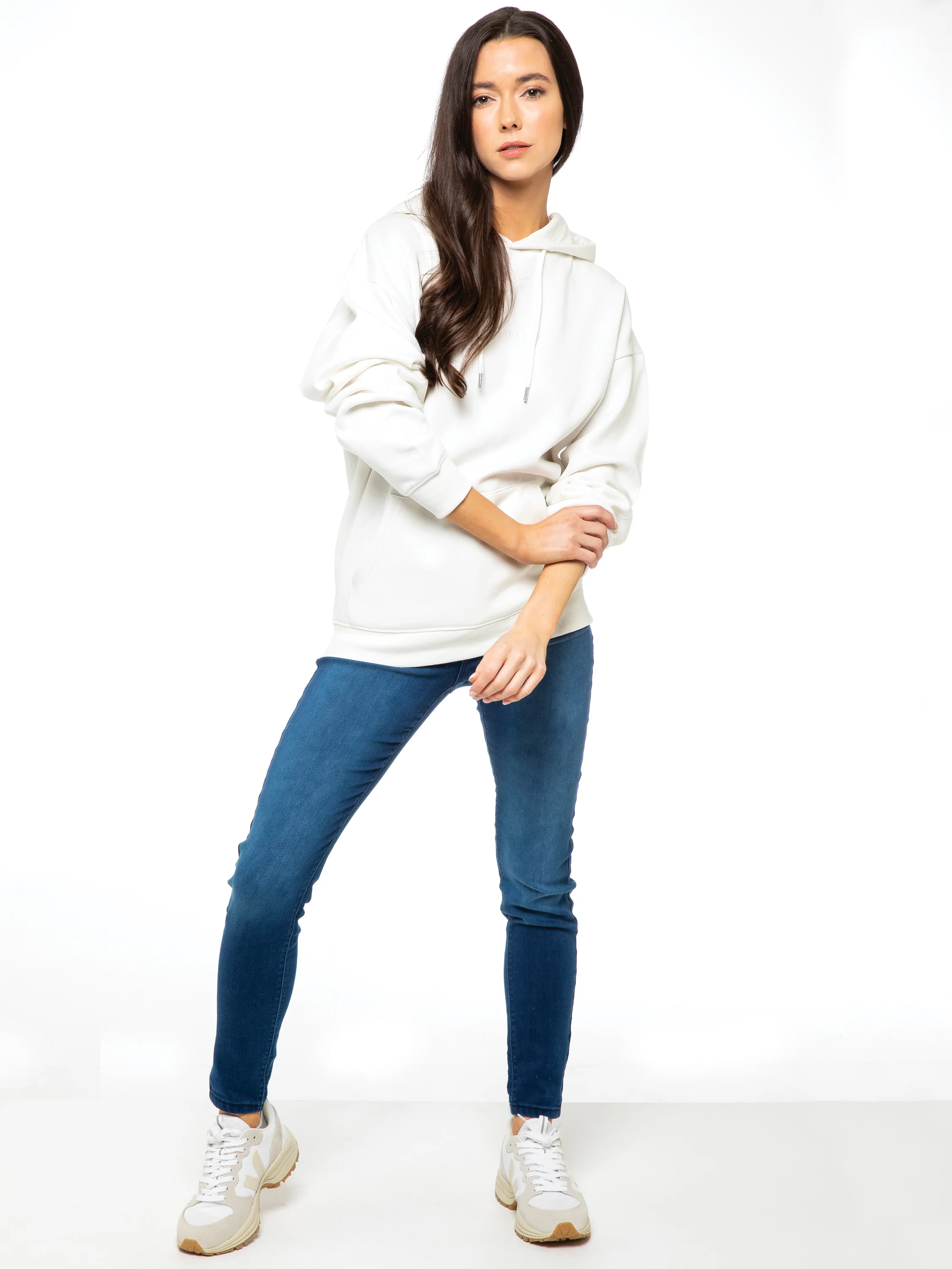 Oversized Essential Hoodie - Off White - Image 6