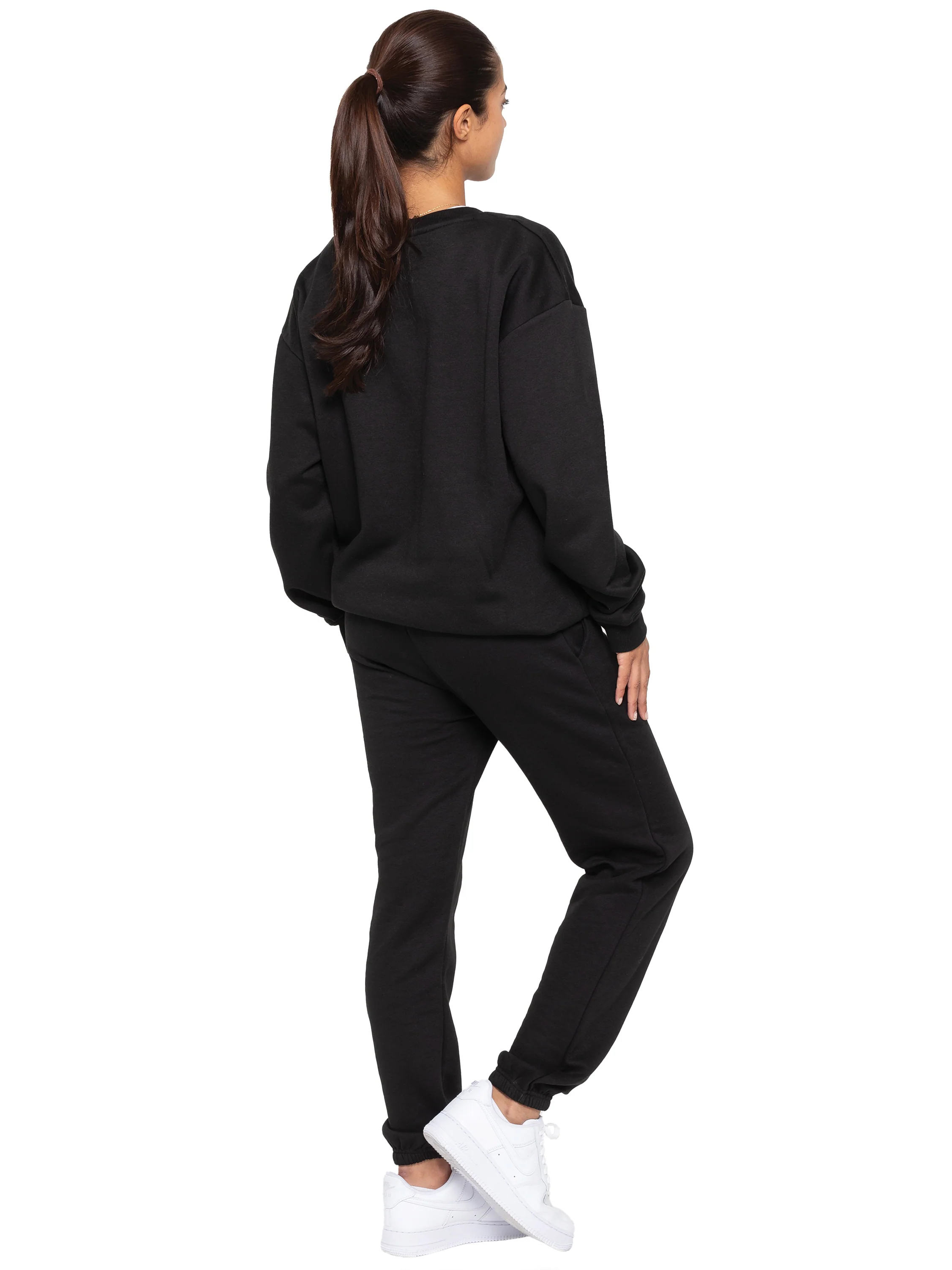 Relaxed Oversized Sweatshirt - Black - Image 6