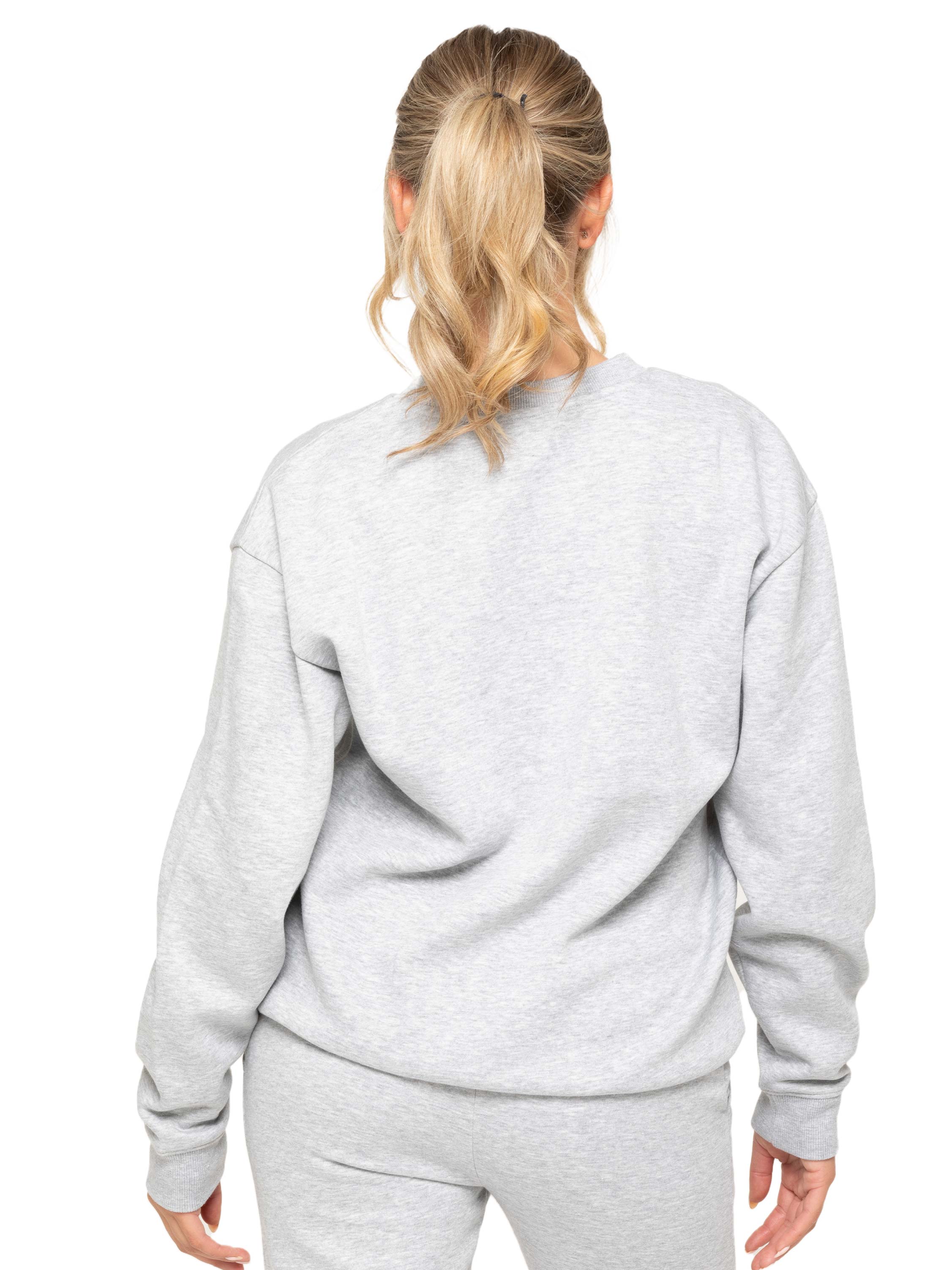Relaxed Oversized Sweatshirt - Grey - Image 4