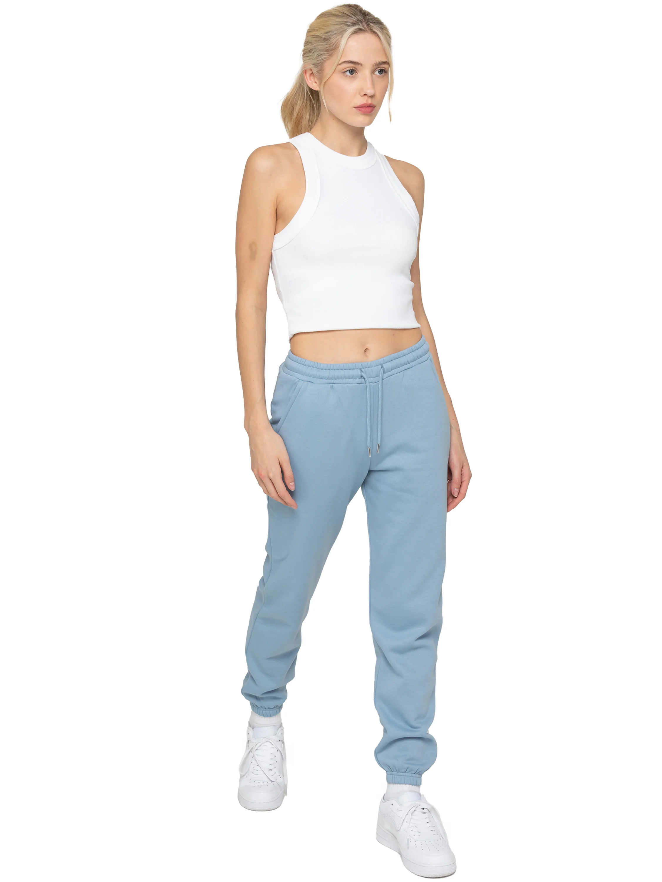 Relaxed Sweat Cuffed Jogger - Blue - Image 5