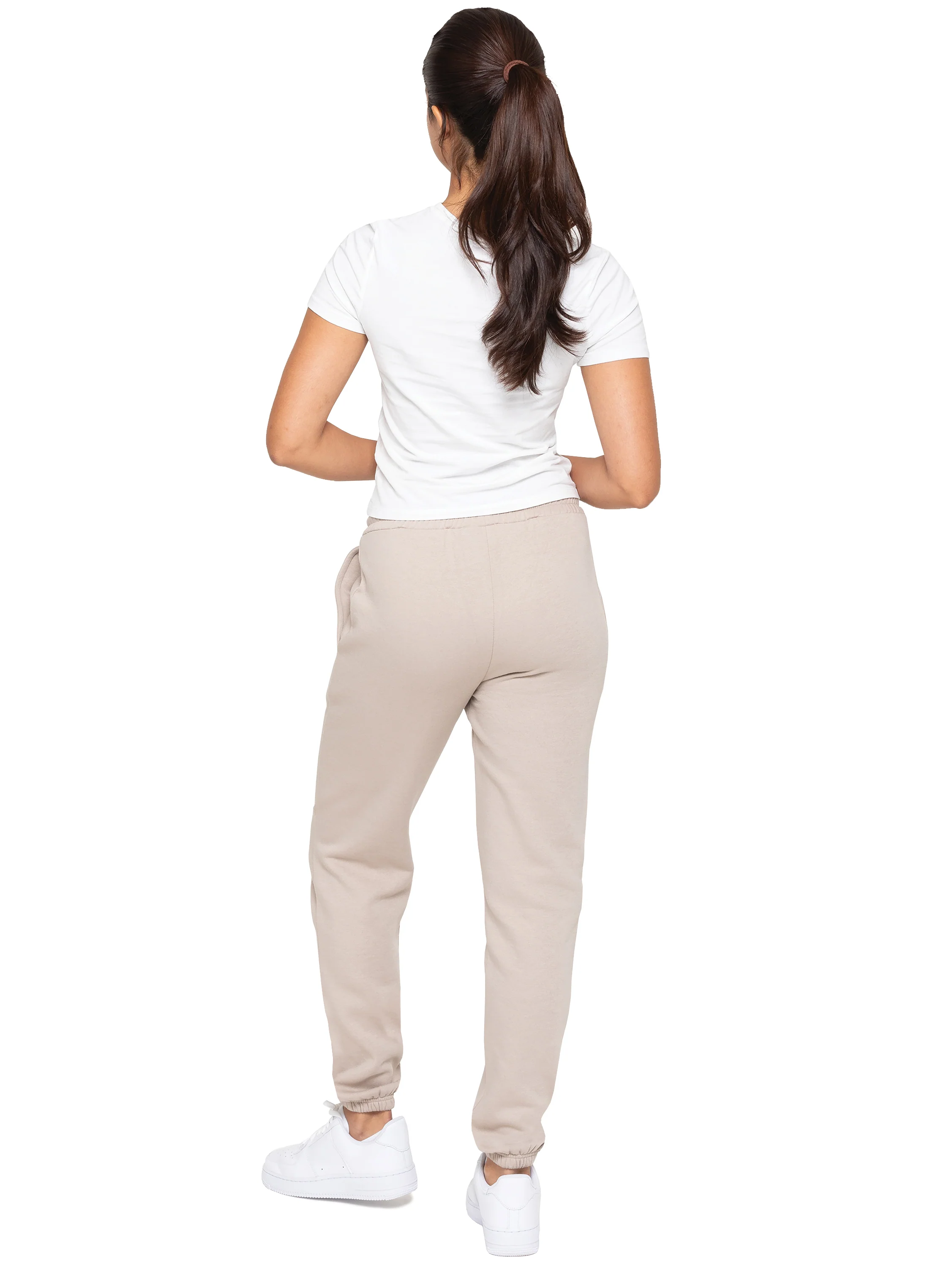 Relaxed Sweat Cuffed Jogger - Oatmeal - Image 5