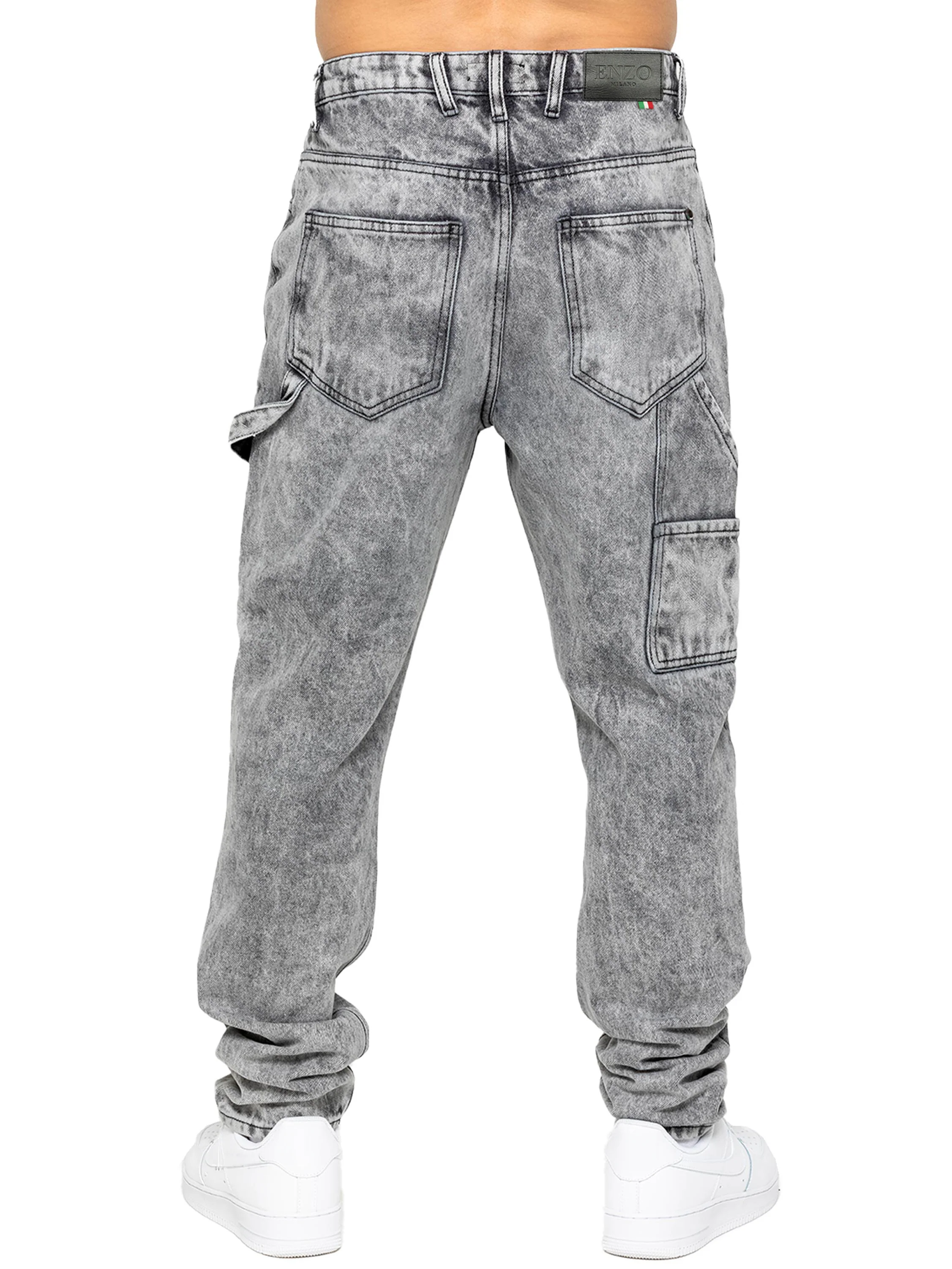 Renato Carpenter Denim Jeans - Grey - Image 6