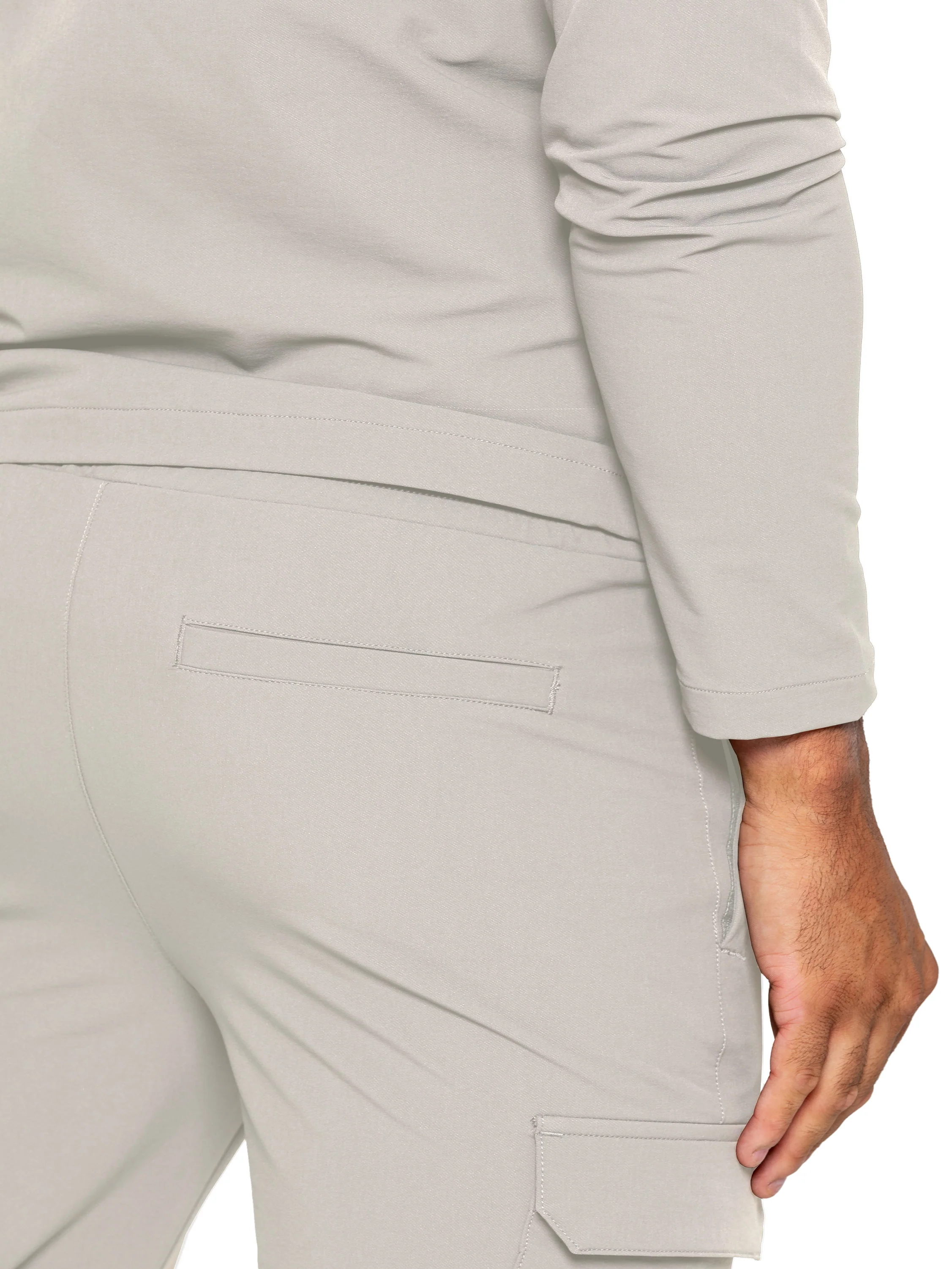 Santiago Stretch Cargo Jacket and Pants Set - Stone - Image 4