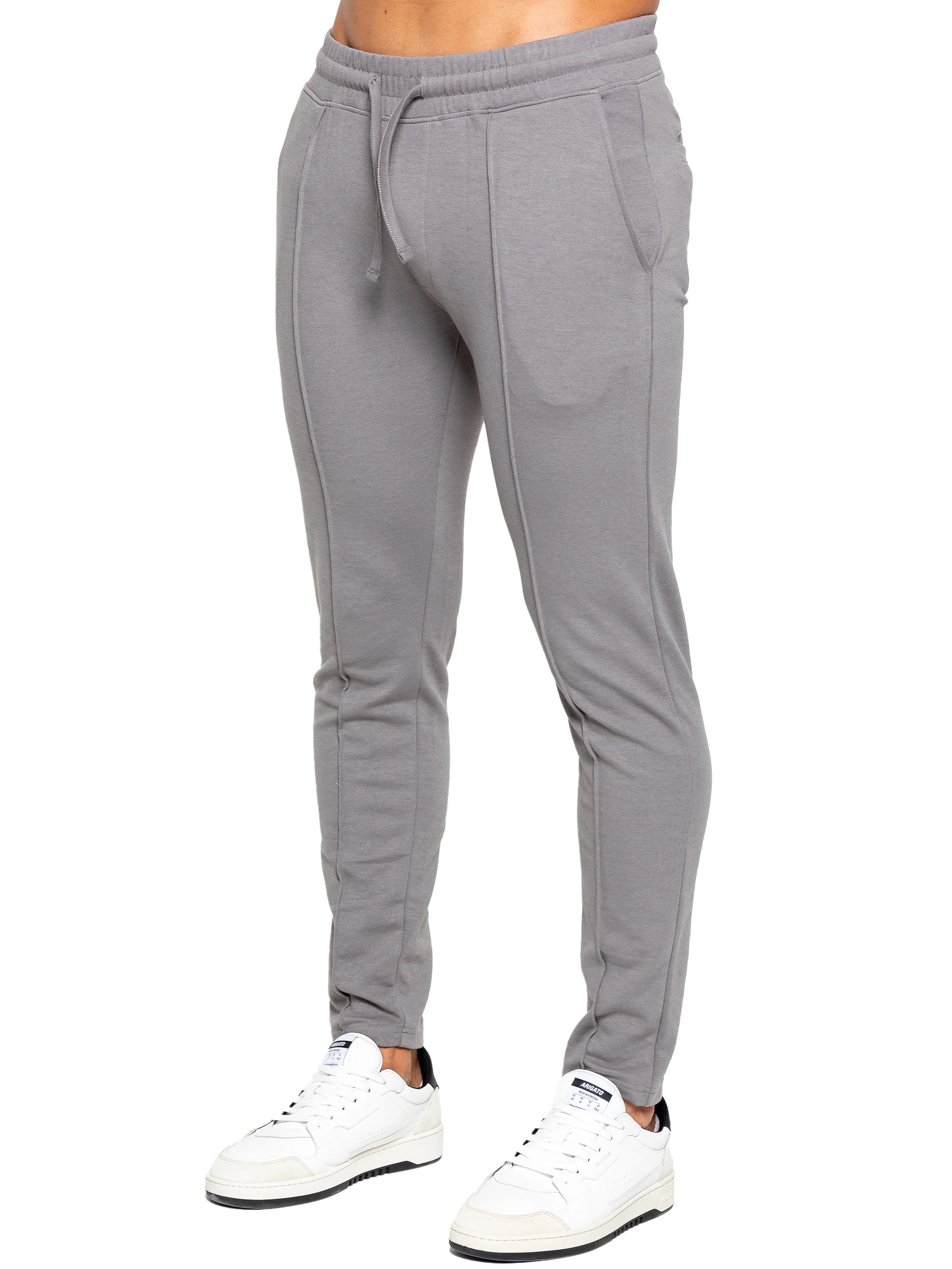 Santino Casual Overshirt and Trouser Set - Grey - Image 7