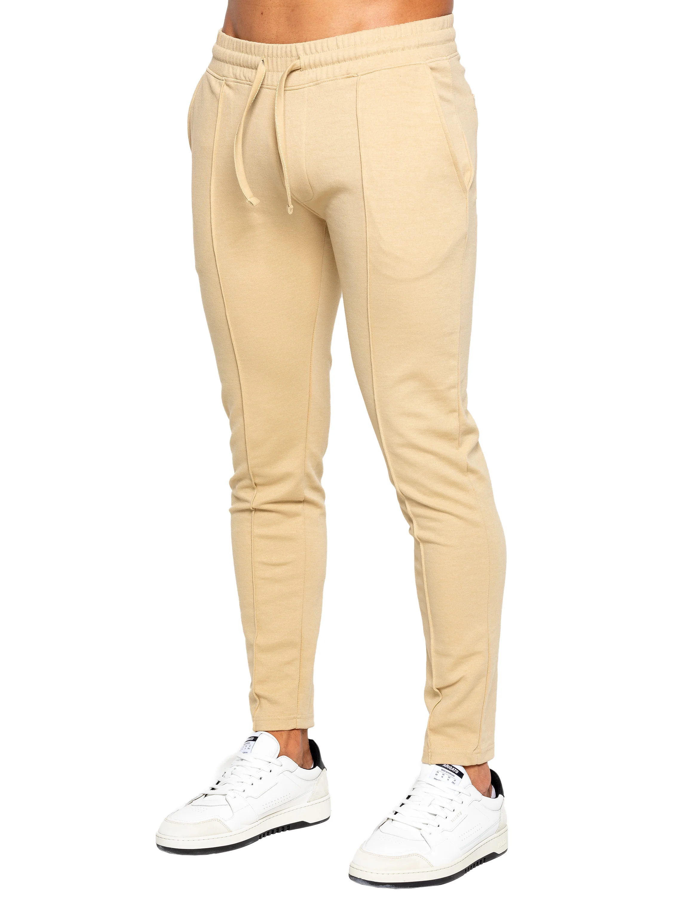 Santino Casual Overshirt and Trouser Set - Stone - Image 6