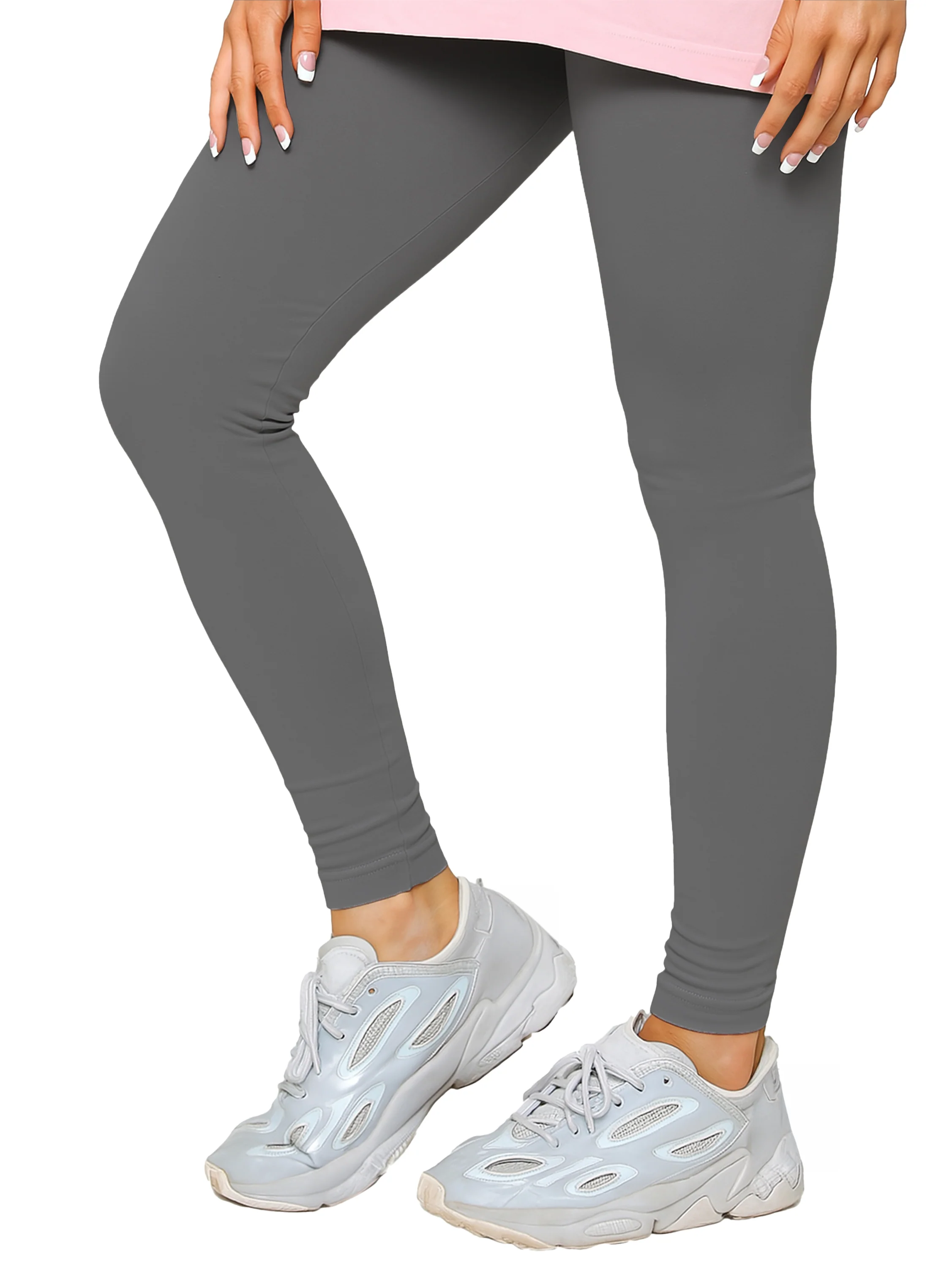 Sophia T-Shirt and Leggings Set - Pink/Grey - Image 5
