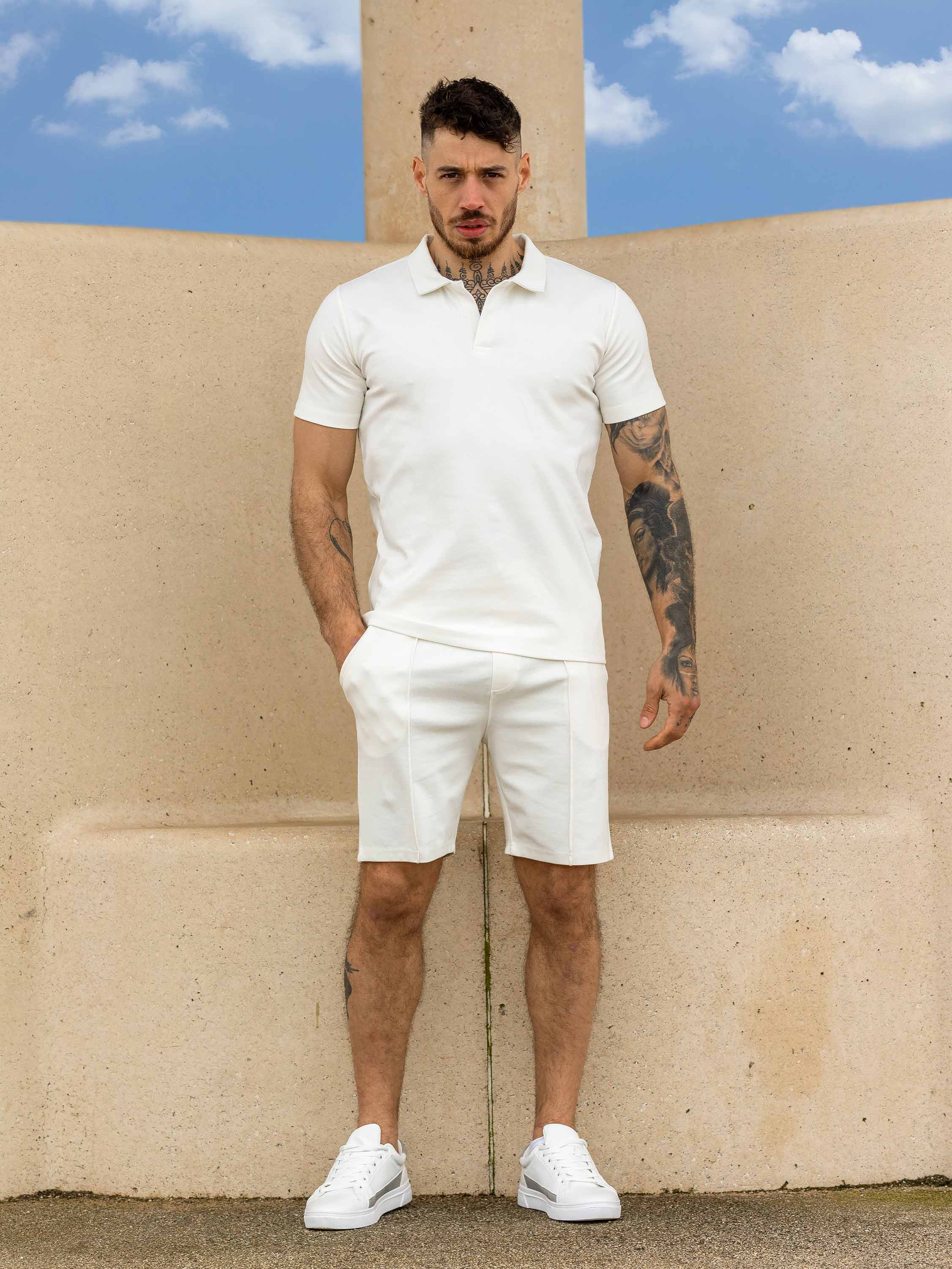 Stretch Essential Shorts - Off White - Image 2