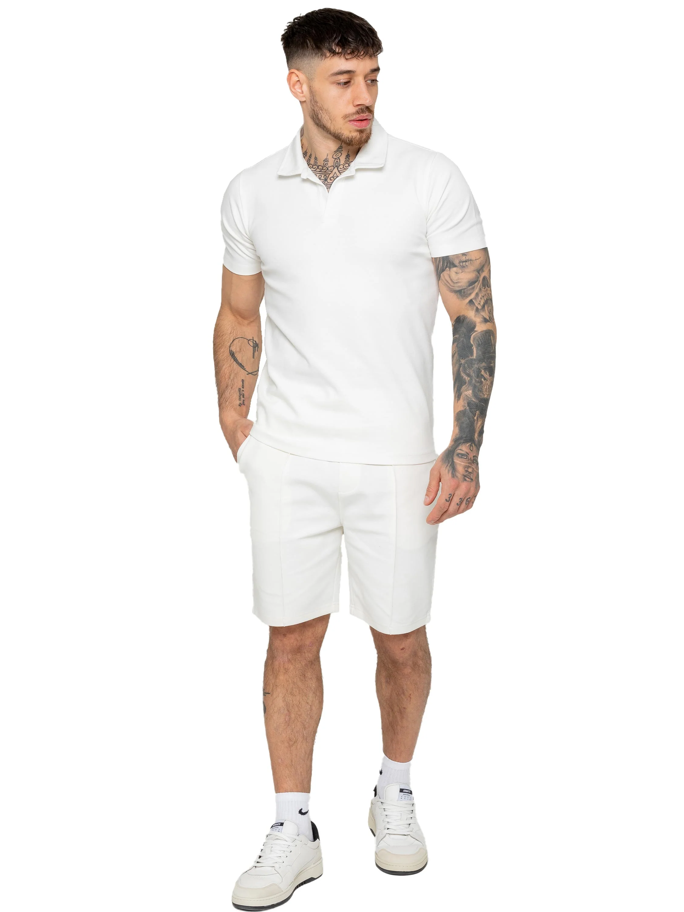 Stretch Essential Shorts - Off White - Image 3