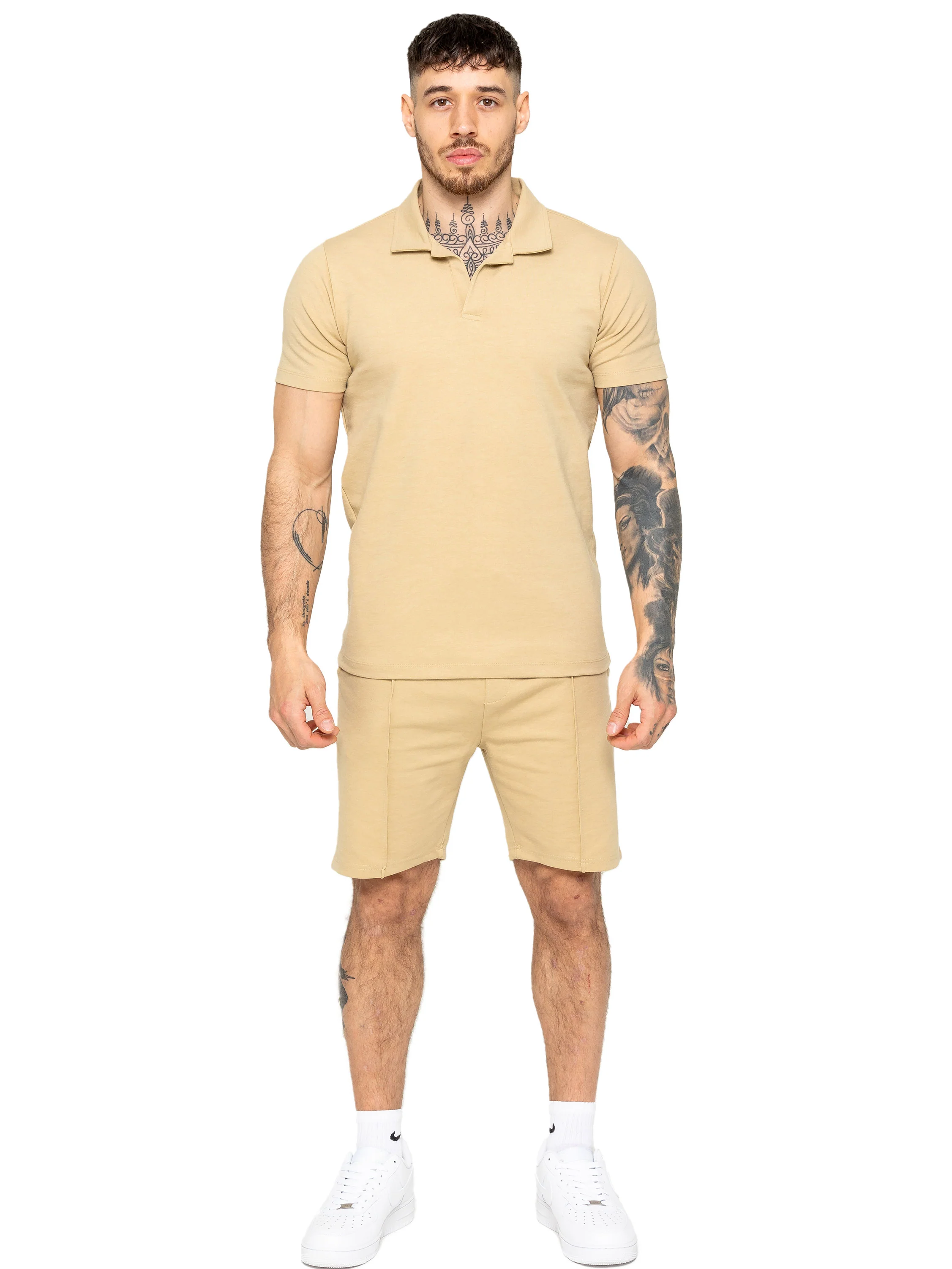 Stretch Essential Shorts - Stone - Image 3