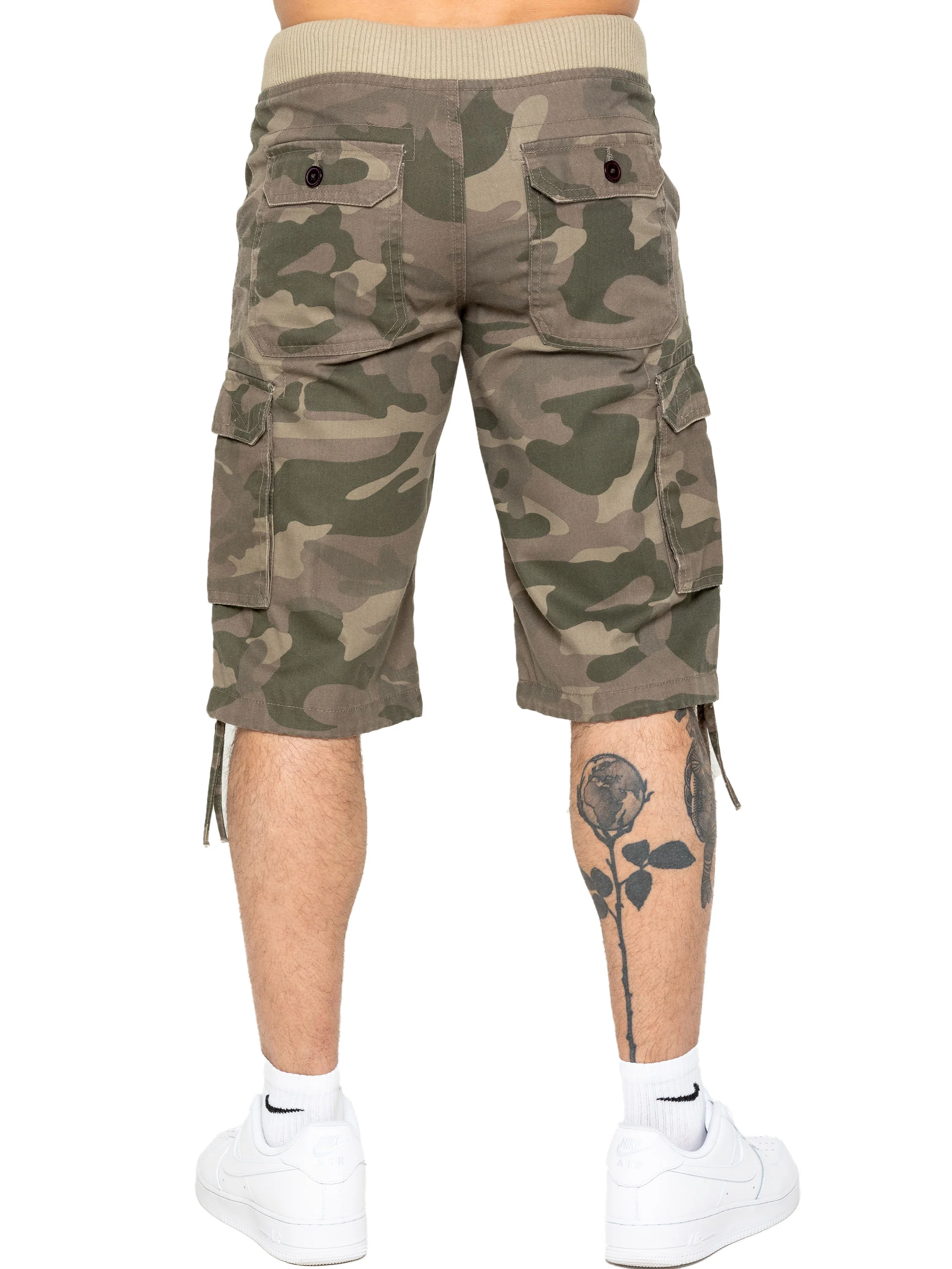 Trey Cargo Shorts - Khaki Camo - Image 4