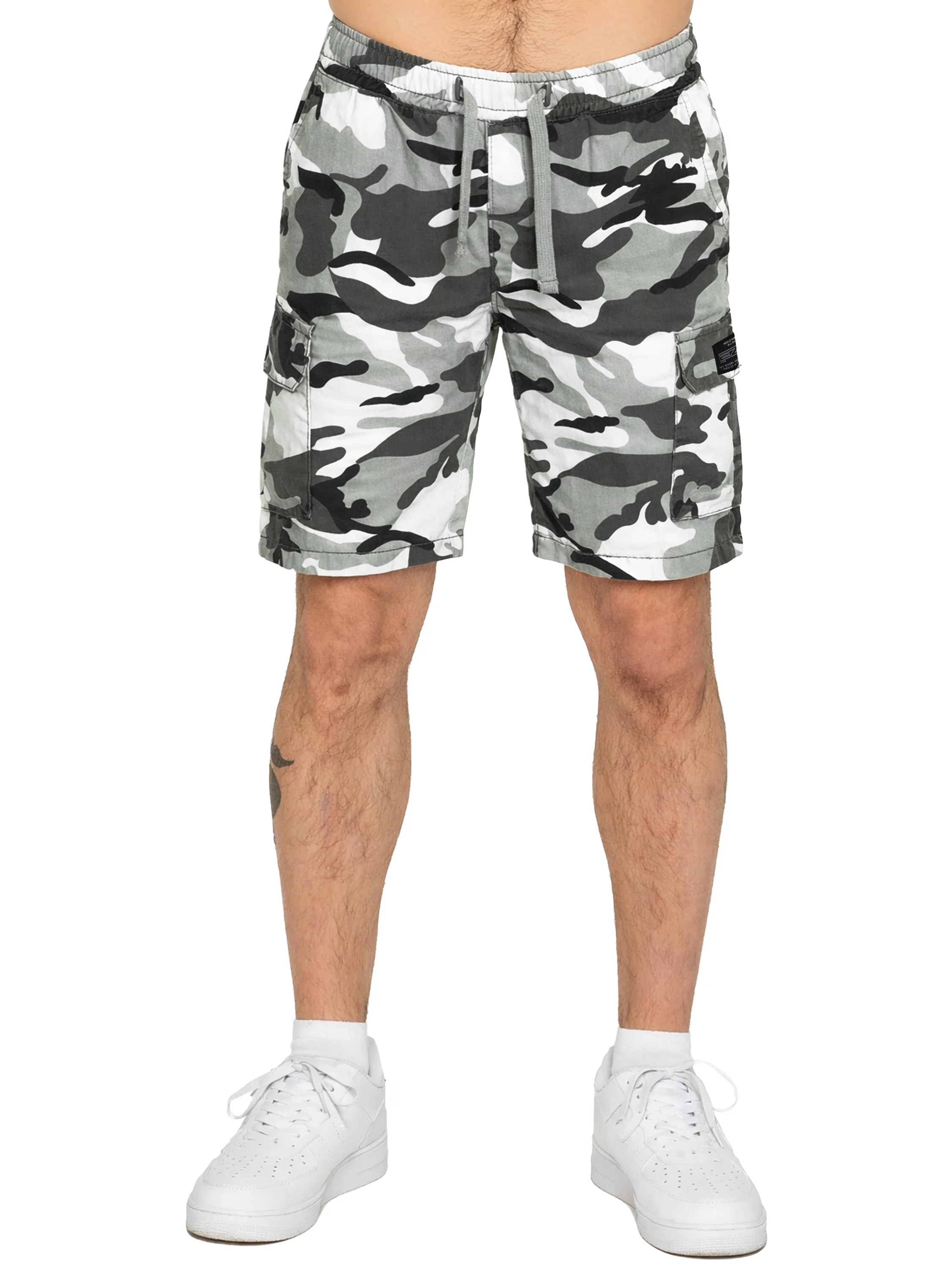 Tyler Camo Cargo Shorts - Stone