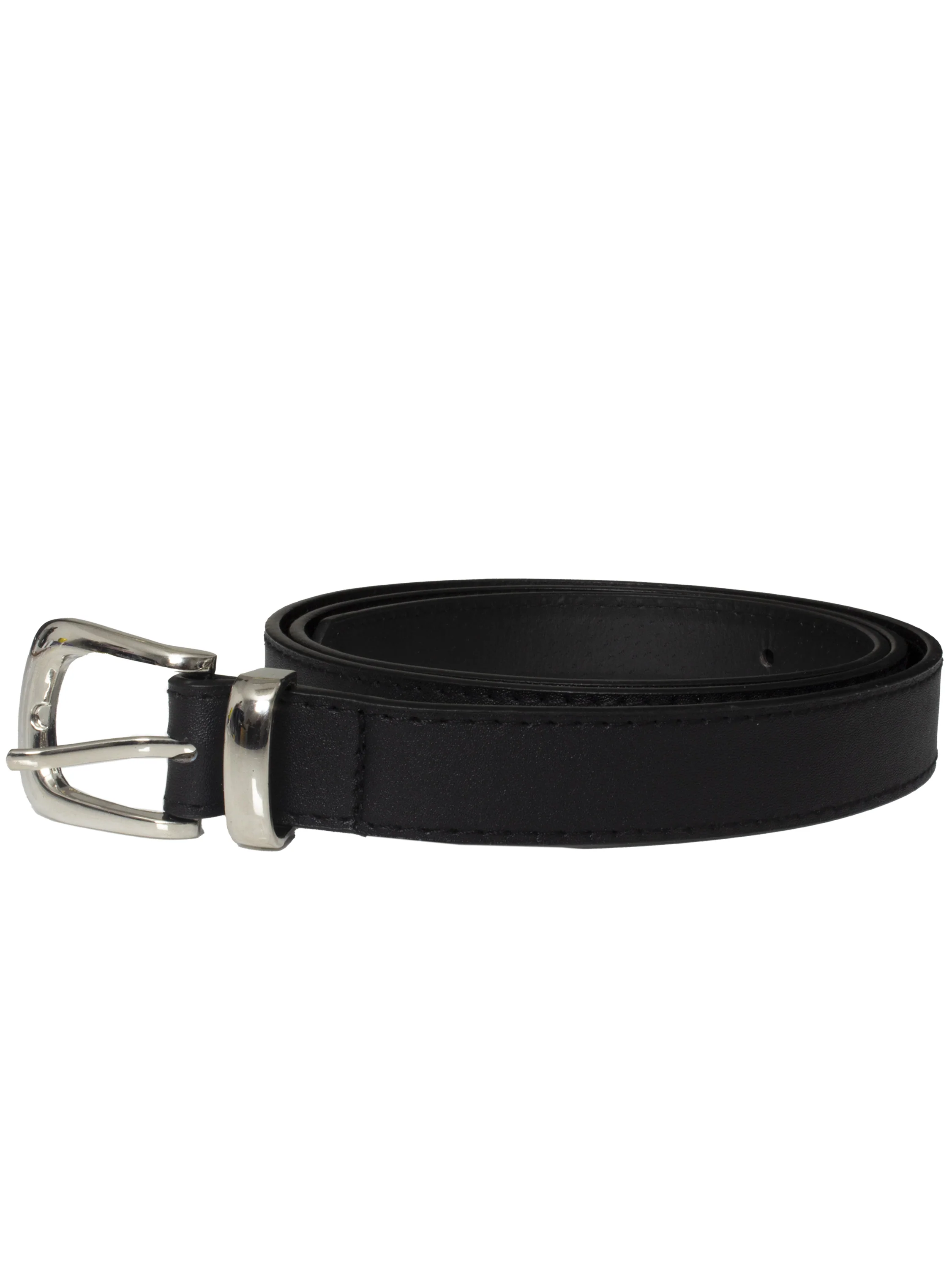Womens Faux Leather Belt - Black